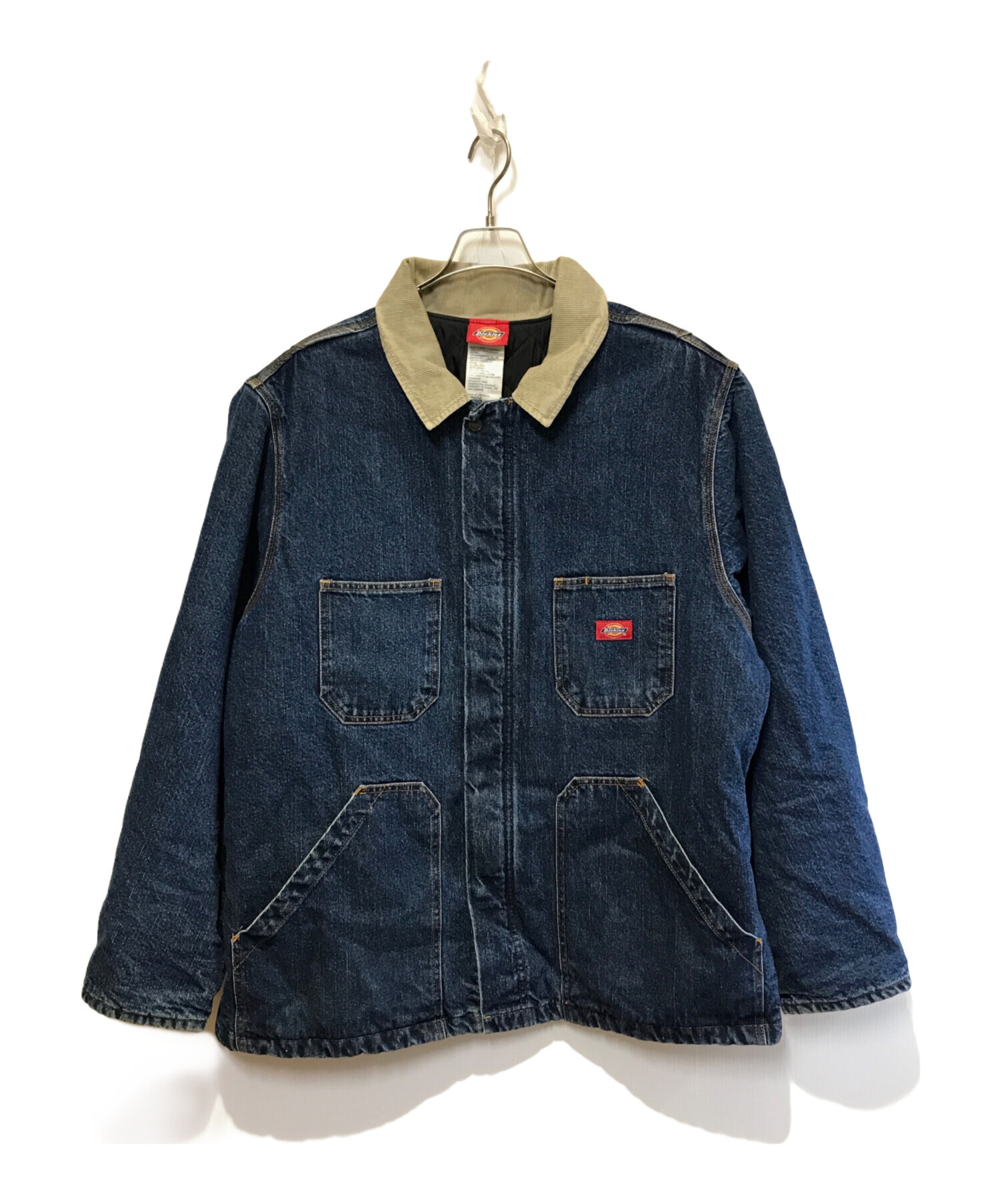 Dickies (ディッキーズ) ［古着］襟コーデュロイデニムジャケット インディゴ サイズ:XL