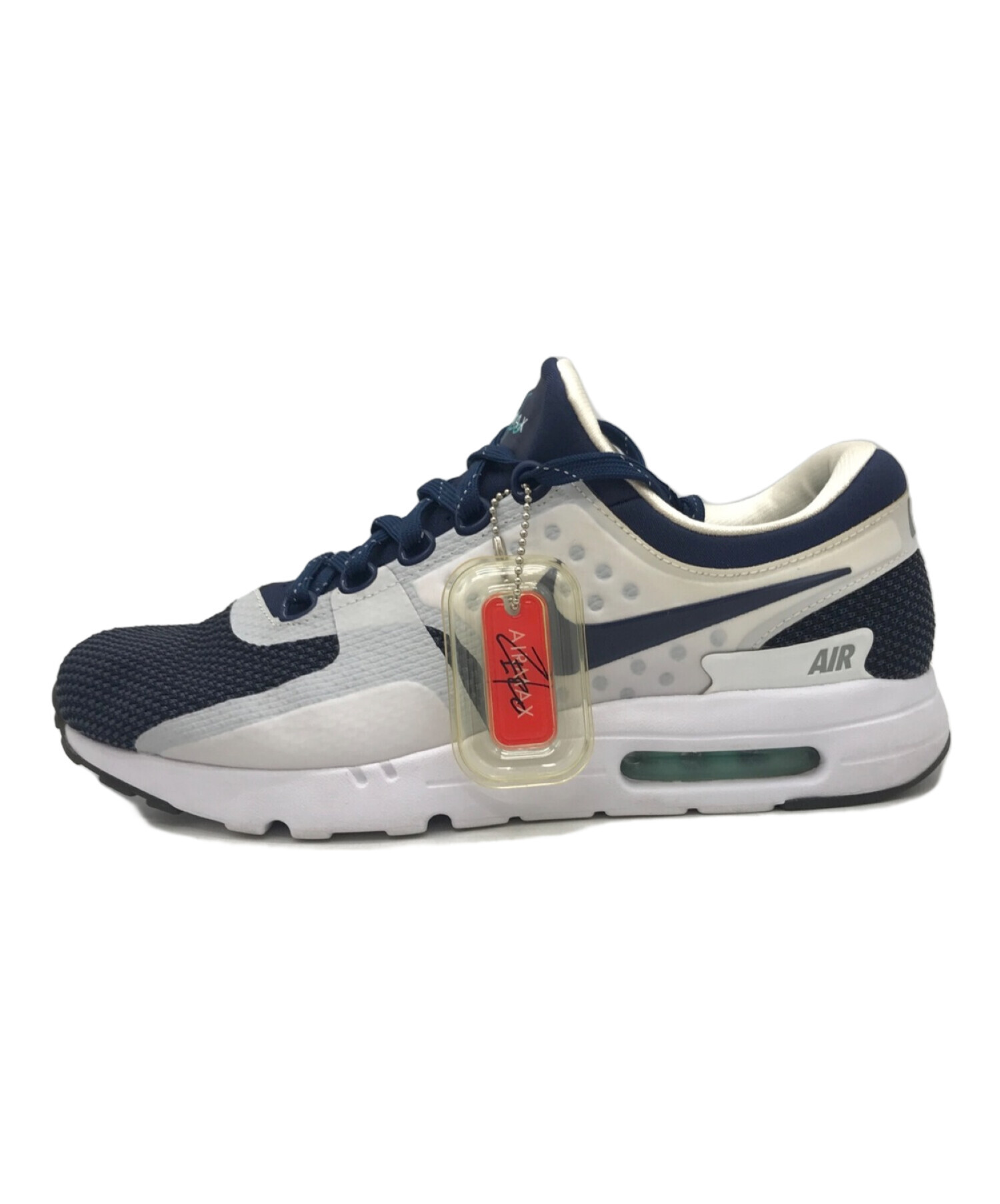 中古・古着通販】NIKE (ナイキ) AIR MAX ZERO QS WHITE/MIDNIGHT NAVY