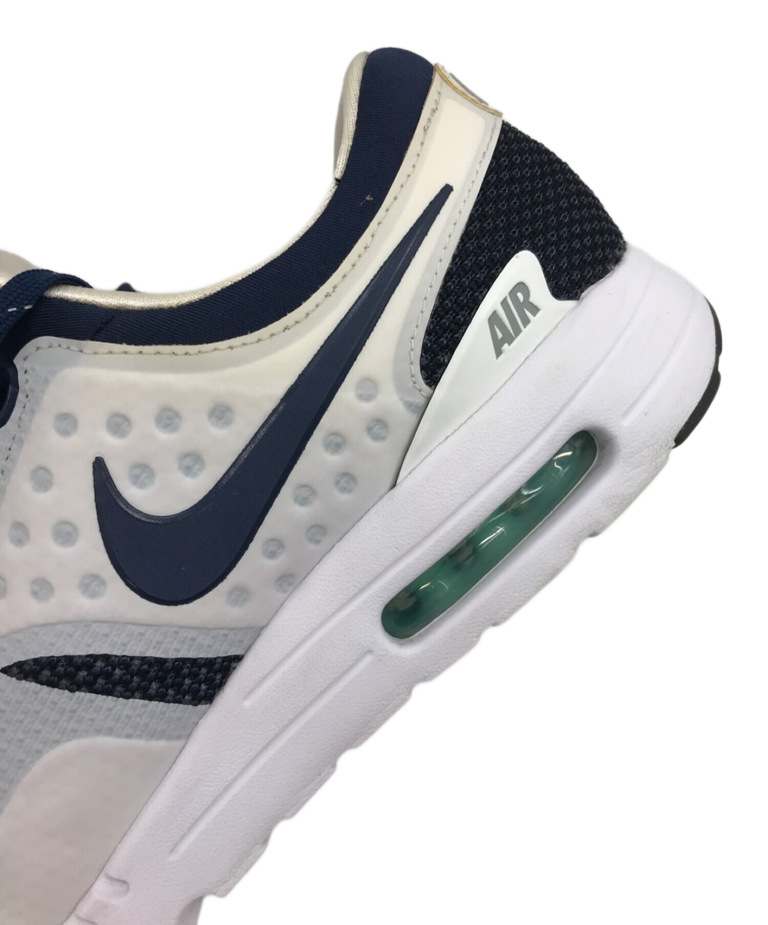 NIKE (ナイキ) AIR MAX ZERO QS WHITE/MIDNIGHT NAVY- サイズ:27.5cm