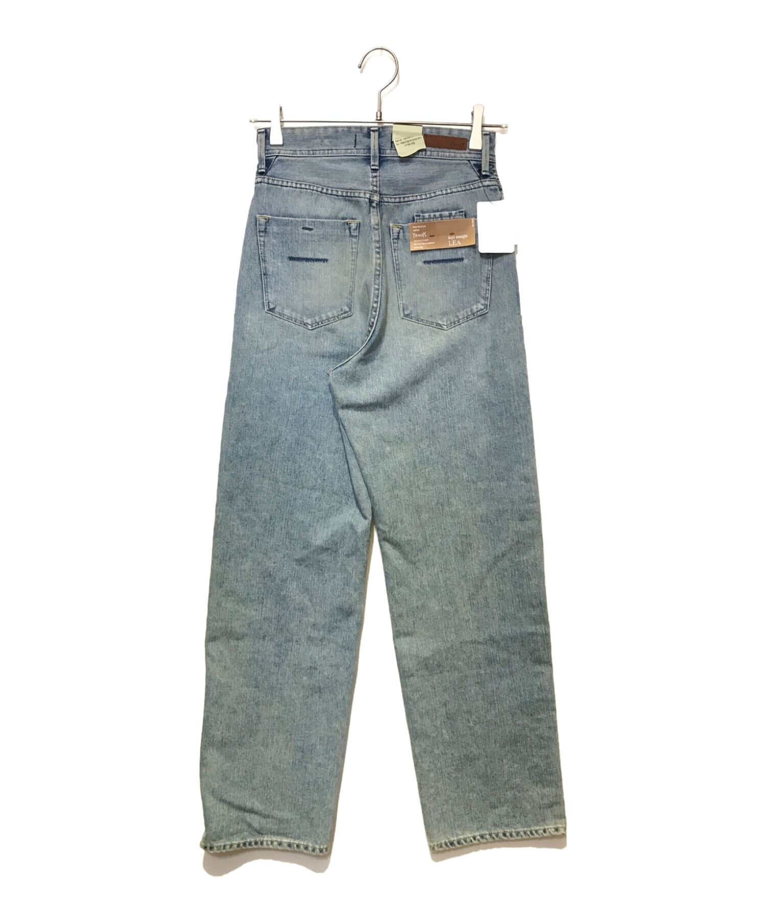 中古・古着通販】YANUK (ヤヌーク) Trick Denim ボーイズストレート LEA インディゴ サイズ:24 未使用品｜ブランド・古着通販  トレファク公式【TREFAC FASHION】スマホサイト