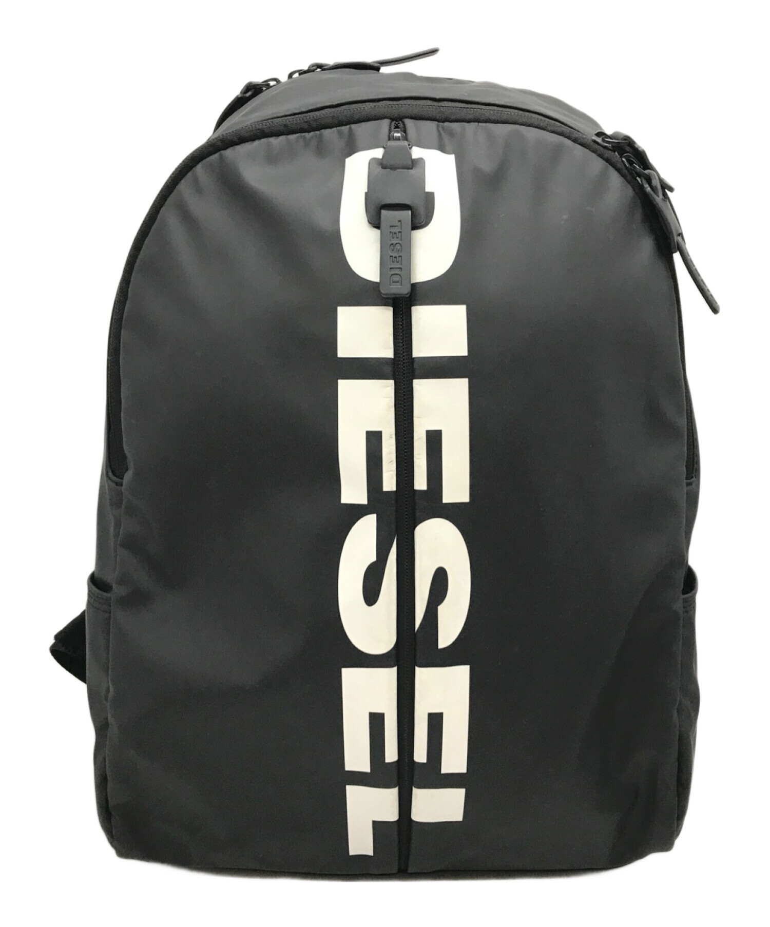DIESEL (ディーゼル) ロゴデザインバックパック ブラック サイズ:下記参照