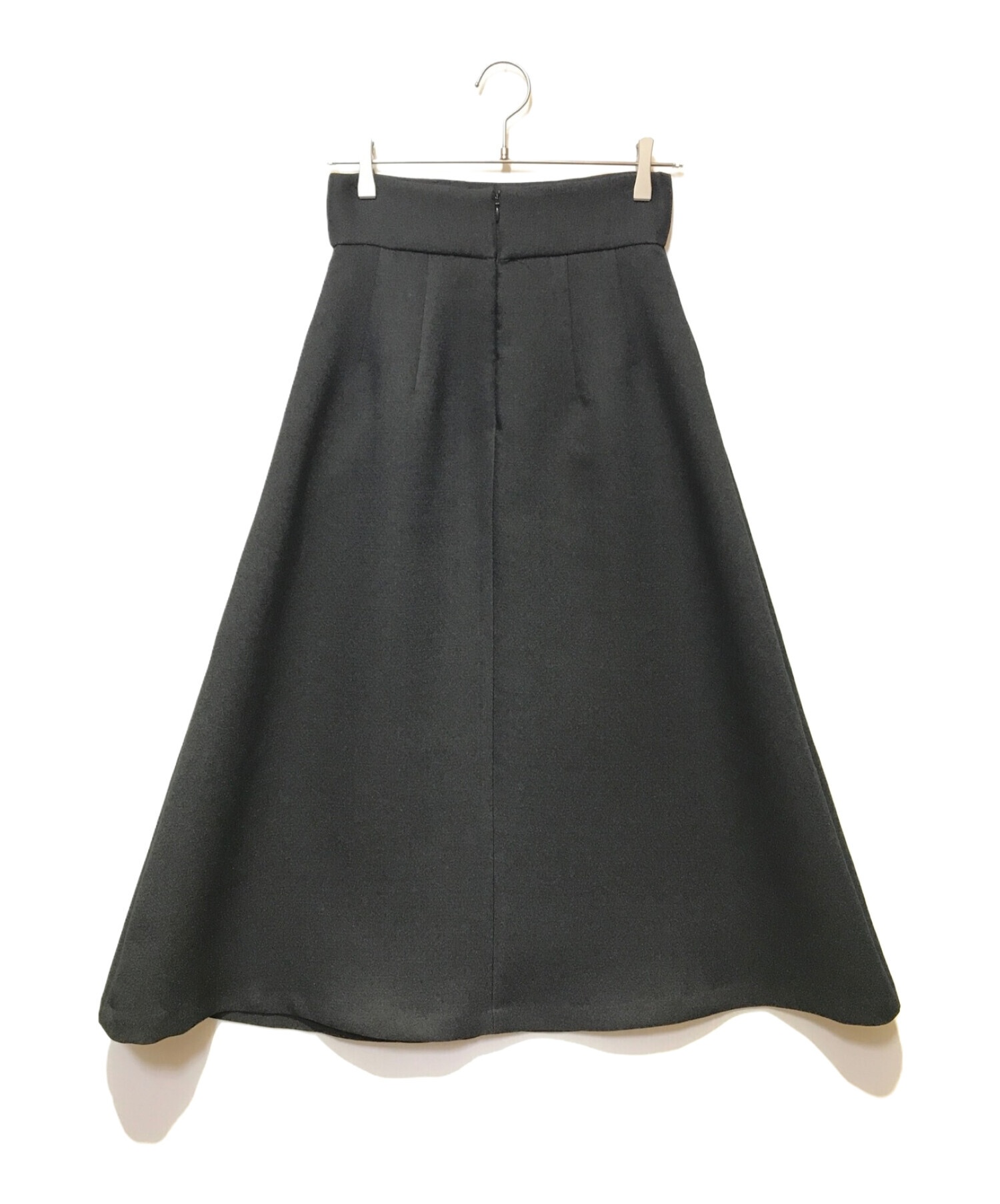 CLANE (クラネ) TRAPEZOID LINE SKIRT ブラック サイズ:1