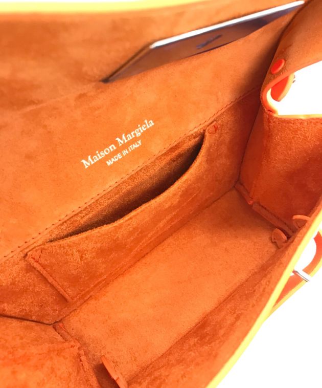 中古・古着通販】Maison Margiela (メゾンマルジェラ) SNATCHED スモールチェーンショルダーバッグ オレンジ サイズ:下記参照  未使用品｜ブランド・古着通販 トレファク公式【TREFAC FASHION】スマホサイト