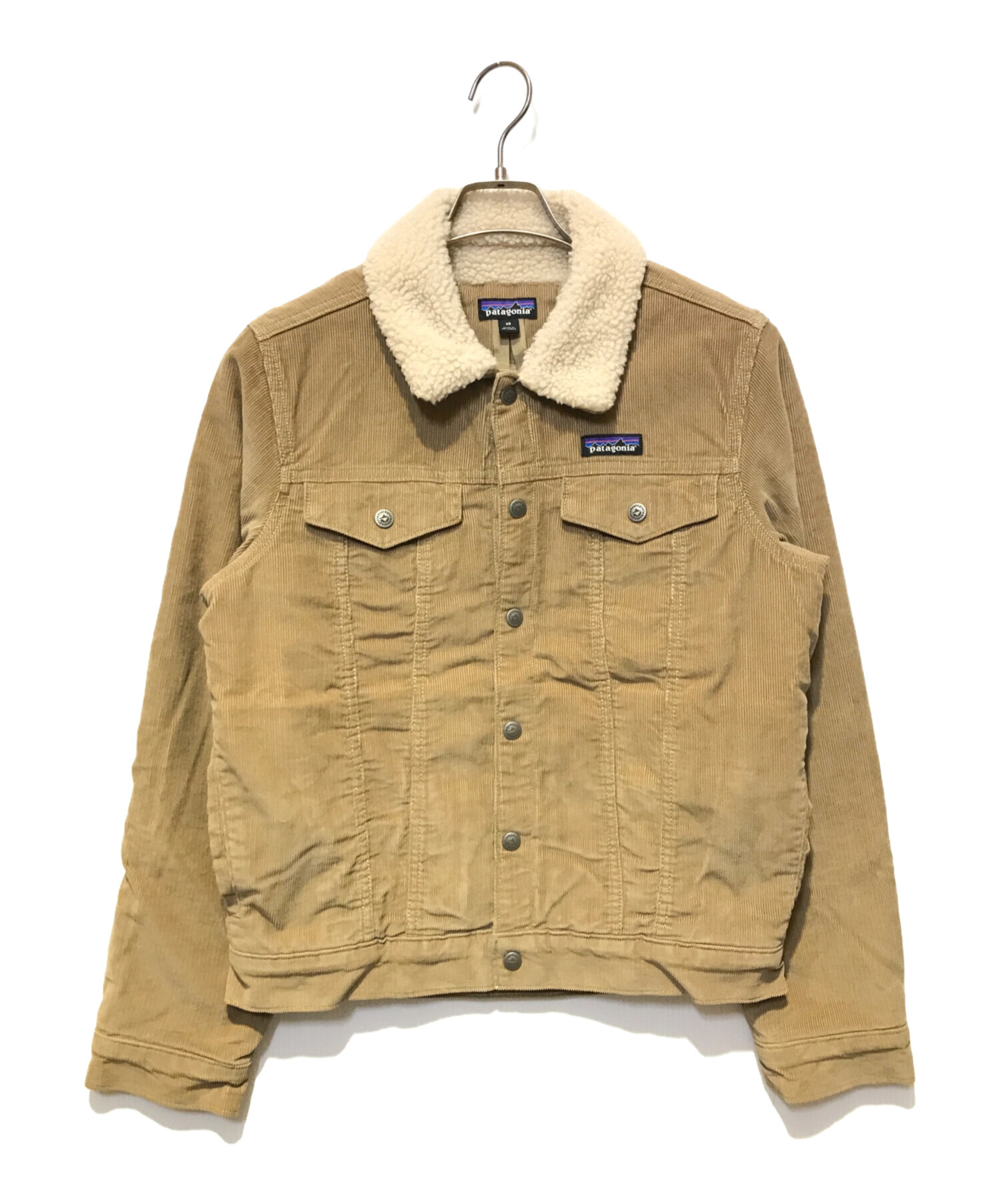 中古・古着通販】Patagonia (パタゴニア) パイル・ラインド・トラッカー・ジャケット ベージュ サイズ:XS｜ブランド・古着通販  トレファク公式【TREFAC FASHION】スマホサイト