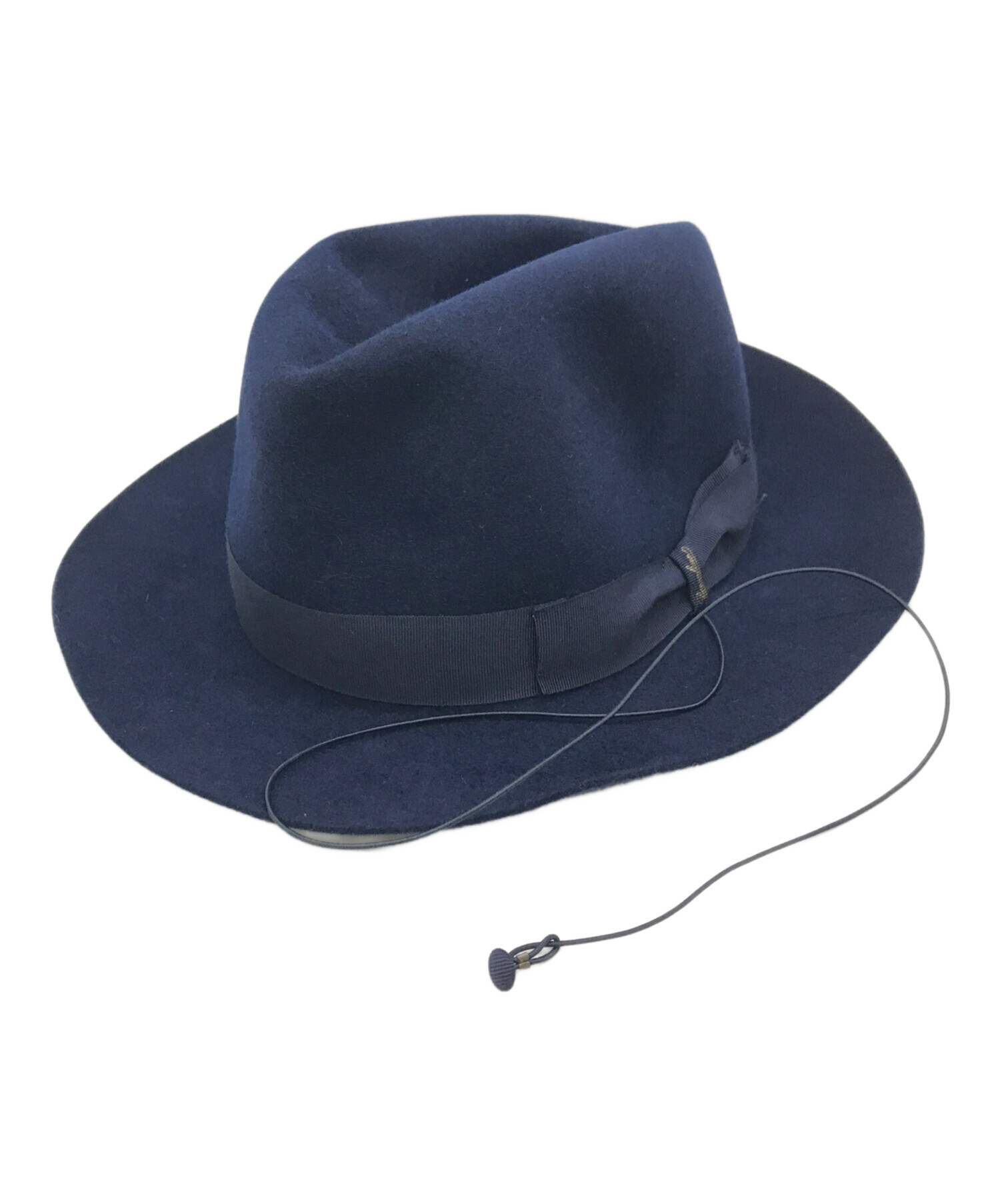 中古・古着通販】BORSALINO (ボルサリーノ) ハット ネイビー サイズ:57｜ブランド・古着通販 トレファク公式【TREFAC  FASHION】スマホサイト