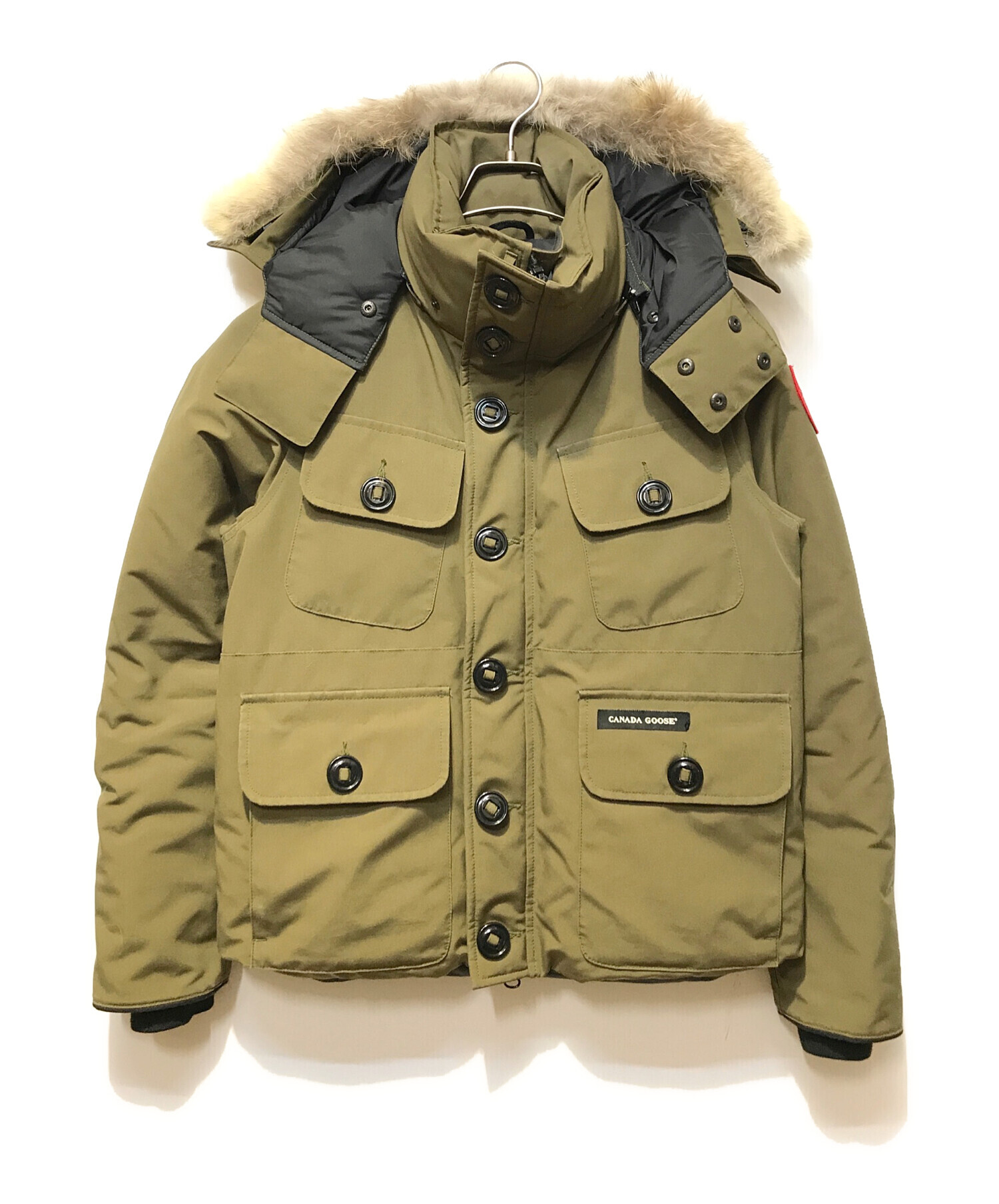 中古・古着通販】CANADA GOOSE (カナダグース) ラッセルパーカ カーキ サイズ:S｜ブランド・古着通販 トレファク公式【TREFAC  FASHION】スマホサイト