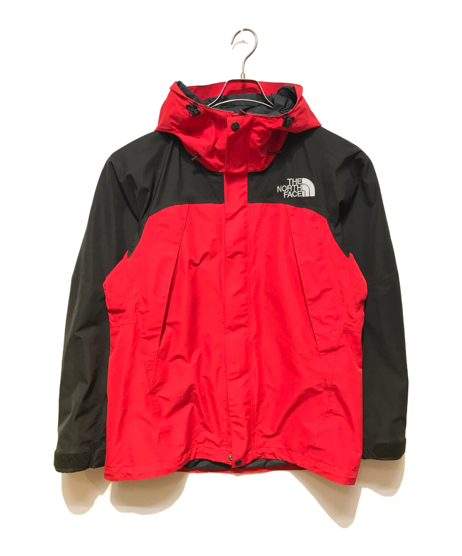 THE NORTH FACE (ザ ノース フェイス) ゴアテックス マウンテンジャケット レッド×ブラック サイズ:M