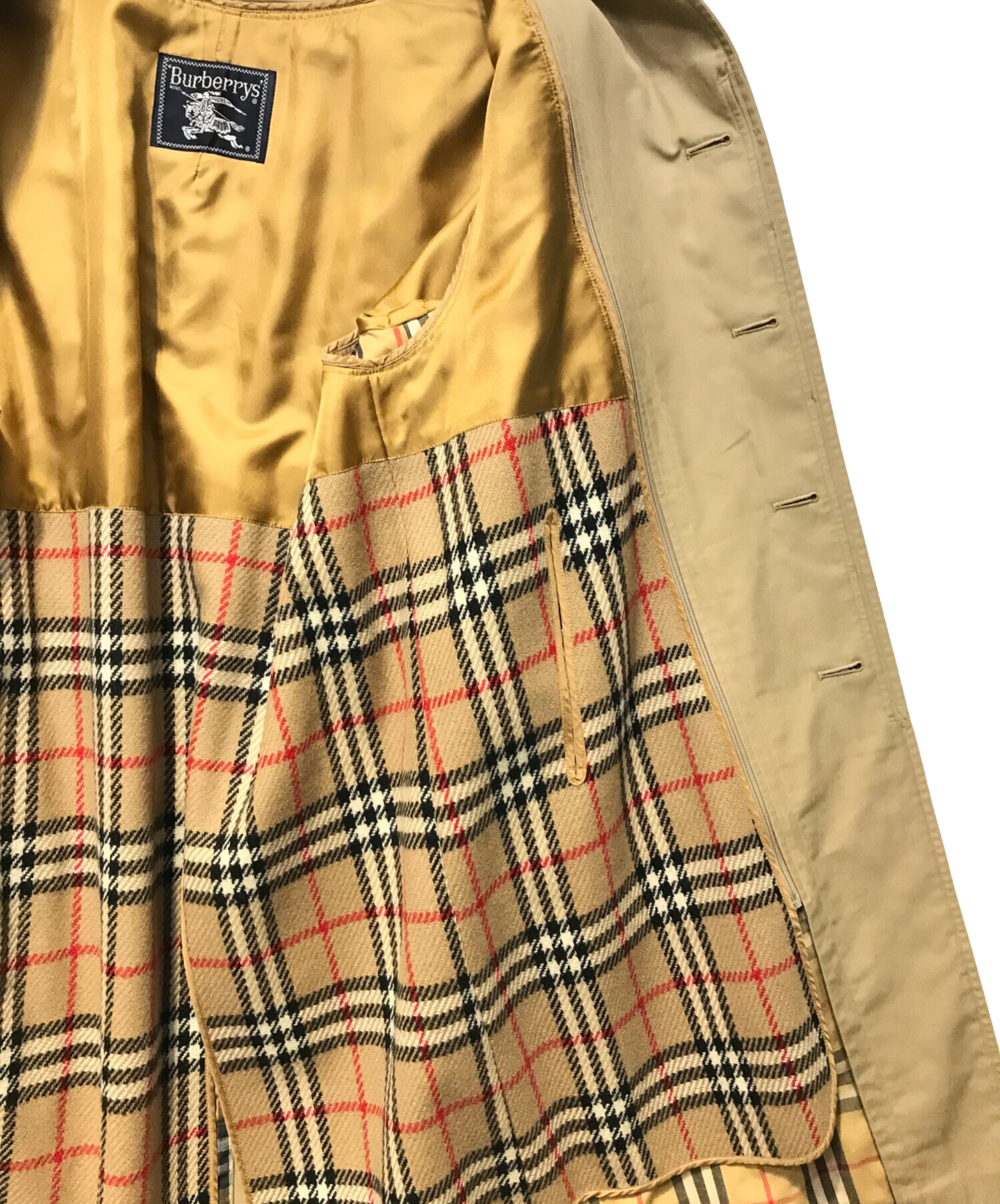 中古・古着通販】Burberry's (バーバリーズ) ライナー付ステンカラーコート ベージュ サイズ:92（身長170）｜ブランド・古着通販  トレファク公式【TREFAC FASHION】スマホサイト