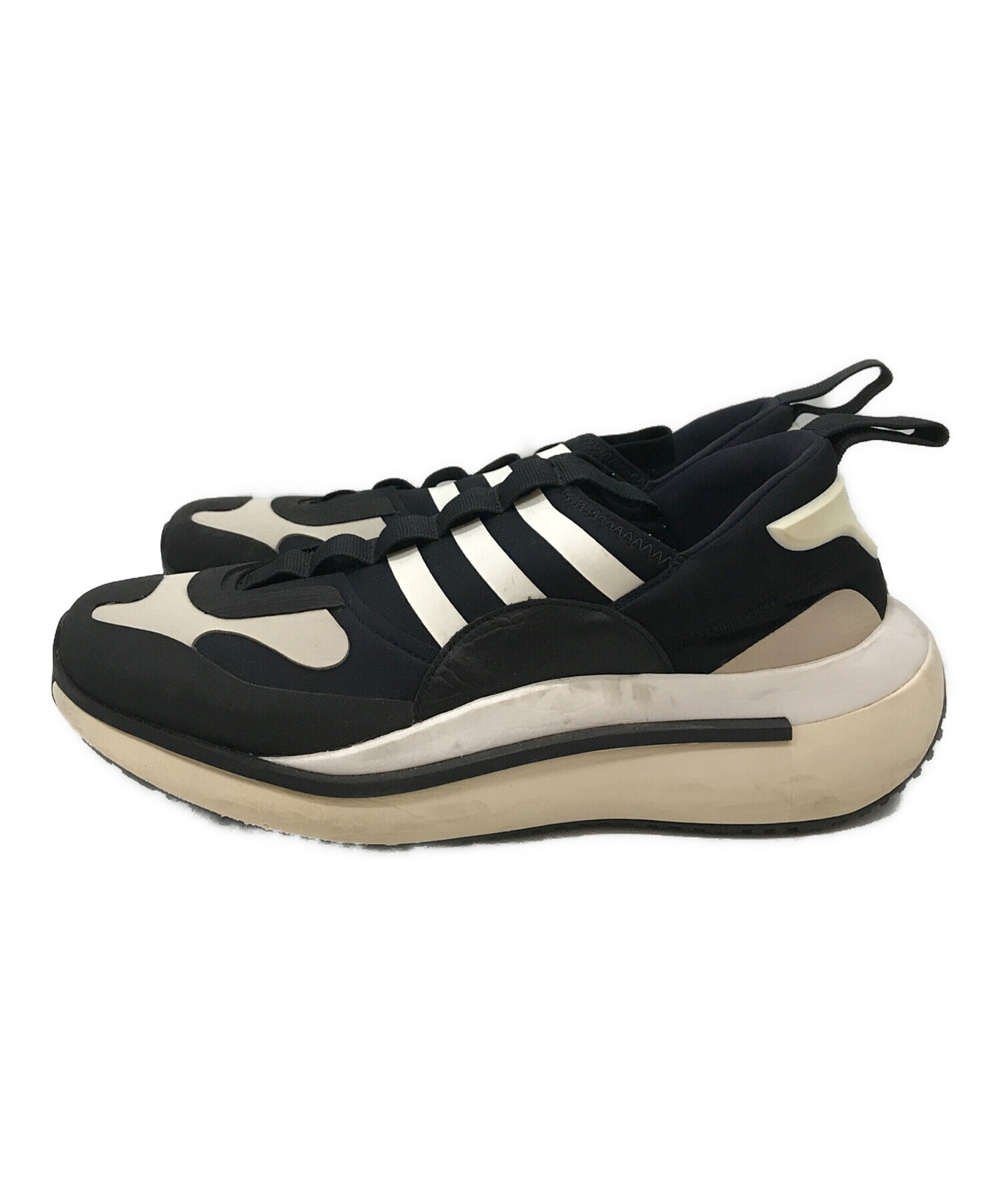 中古・古着通販】adidas (アディダス) Y-3 Qisan Cozy Black Chalk White ブラック×ホワイト  サイズ:28.5cm｜ブランド・古着通販 トレファク公式【TREFAC FASHION】スマホサイト