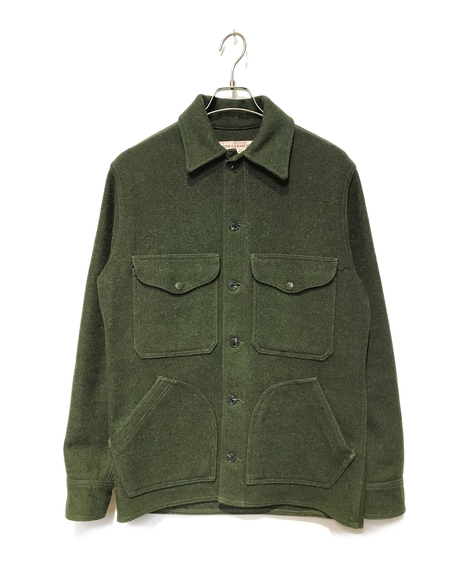 FILSON GARMENT (フィルソン ガーメント) ［古着］マッキノージャケット カーキ サイズ:38