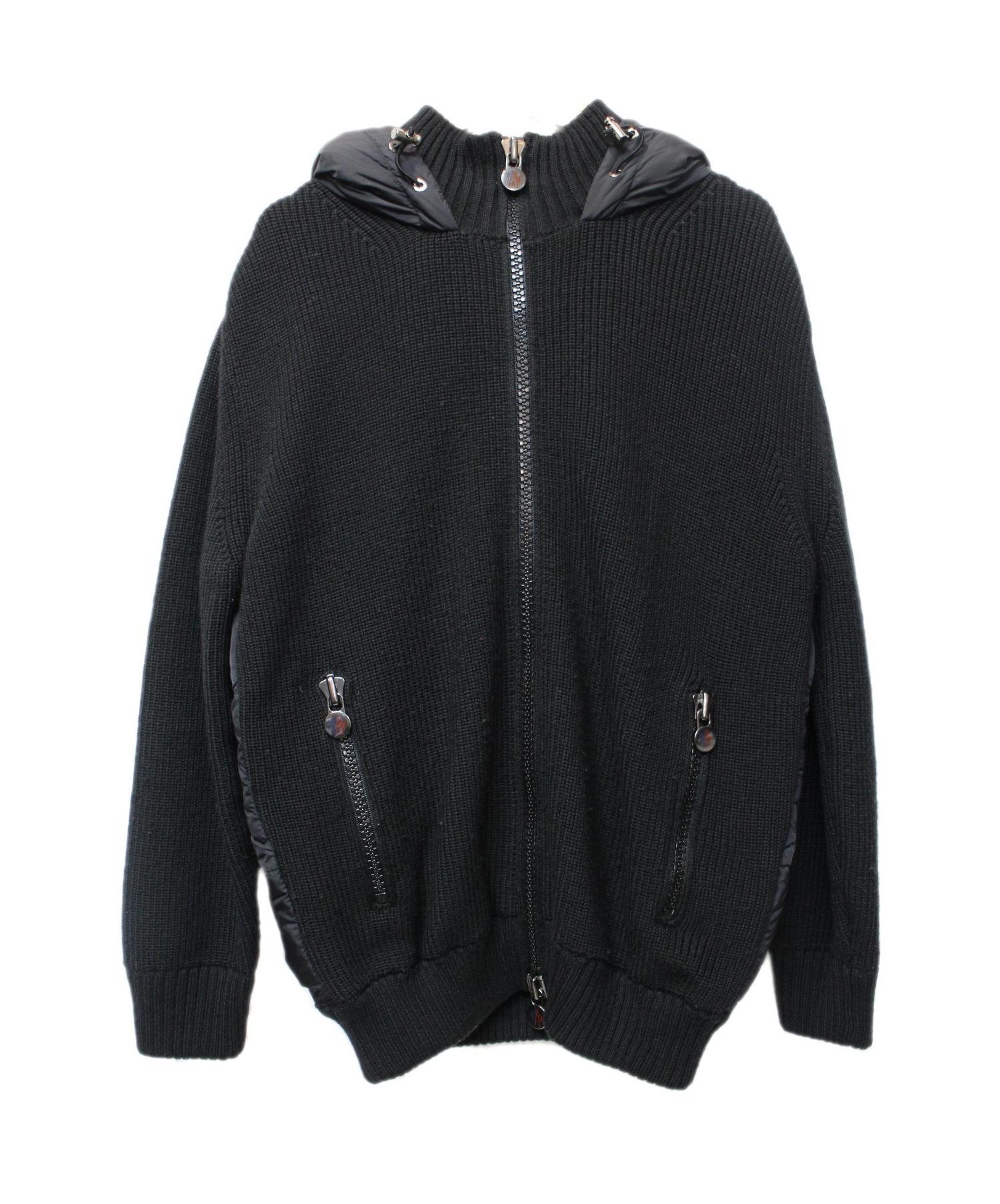 中古・古着通販】MONCLER (モンクレール) 切替ニットジャケット サイズ