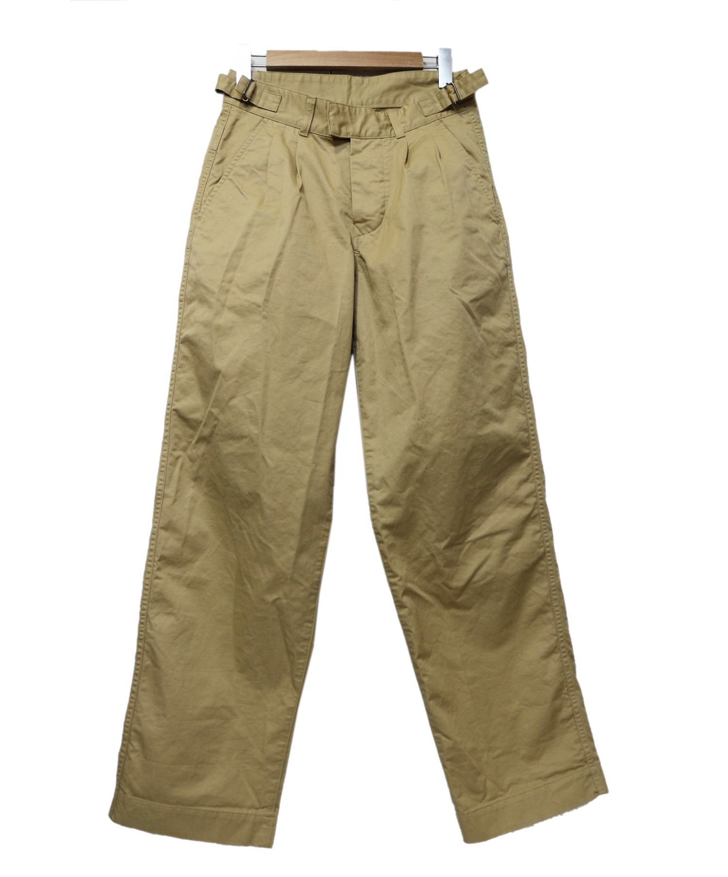 MHL (エムエイチエル) WASHED CHINO COTTON ベージュ サイズ:S