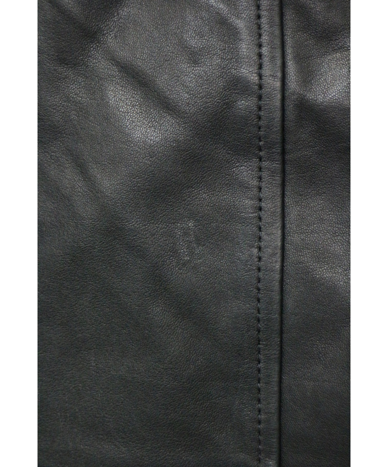 Amphibian (アンフィビアン) フーデッドレザージャケット ブラック サイズ:M