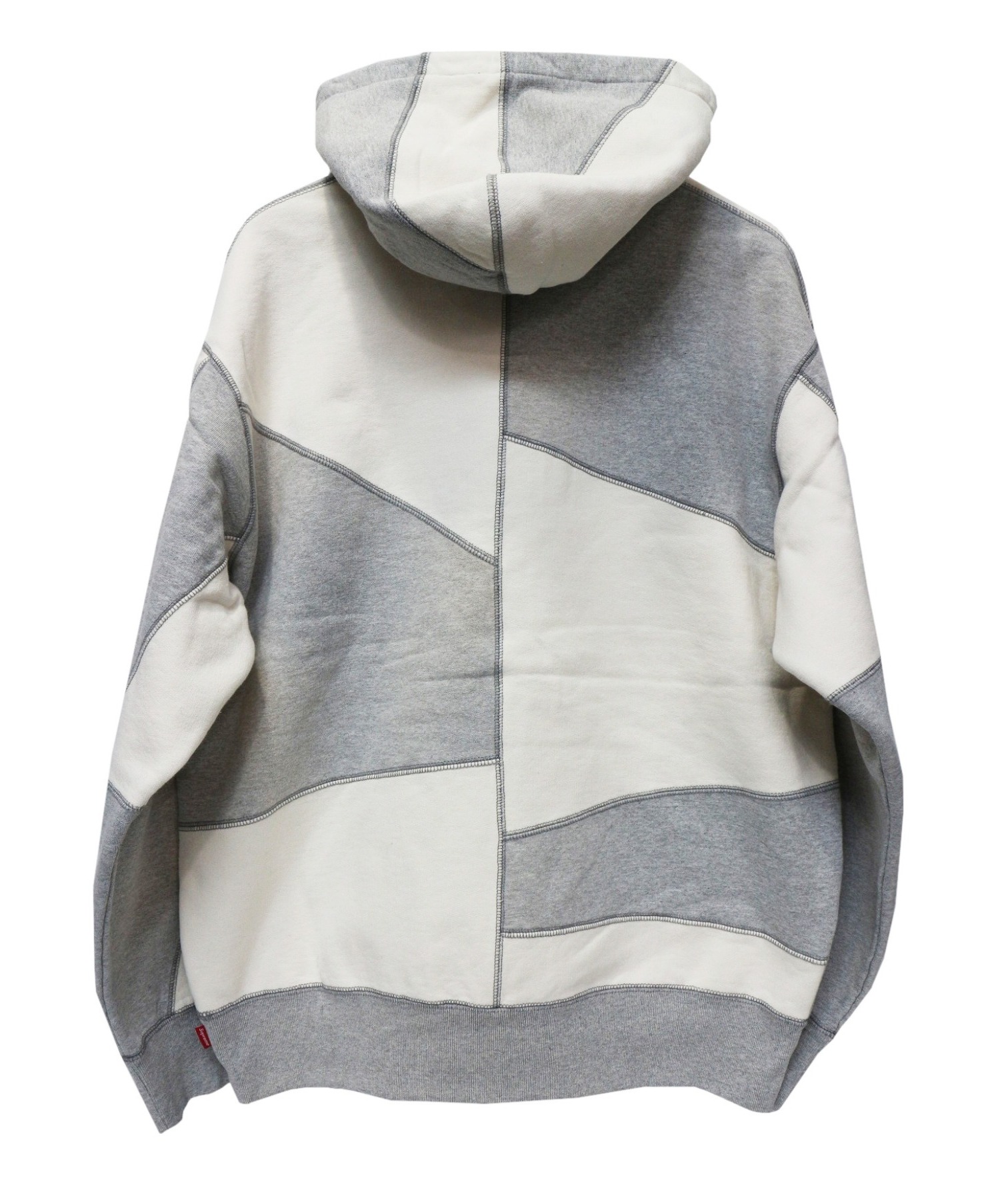 Supreme (シュプリーム) Patchwork Hooded Sweatshirt グレー サイズ:M