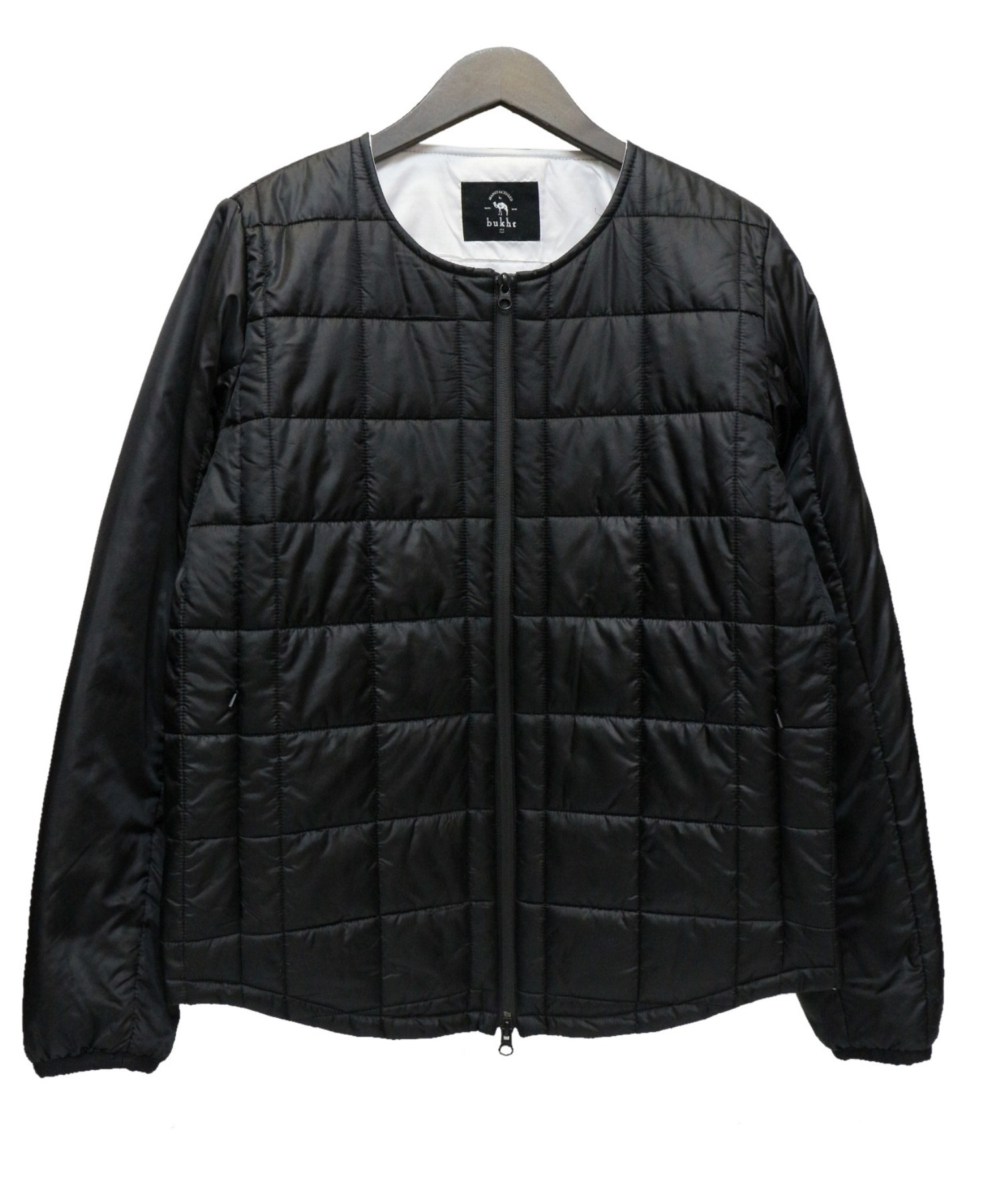 bukht (ブフト) ノーカラーキルティングジャケット ブラック サイズ:1