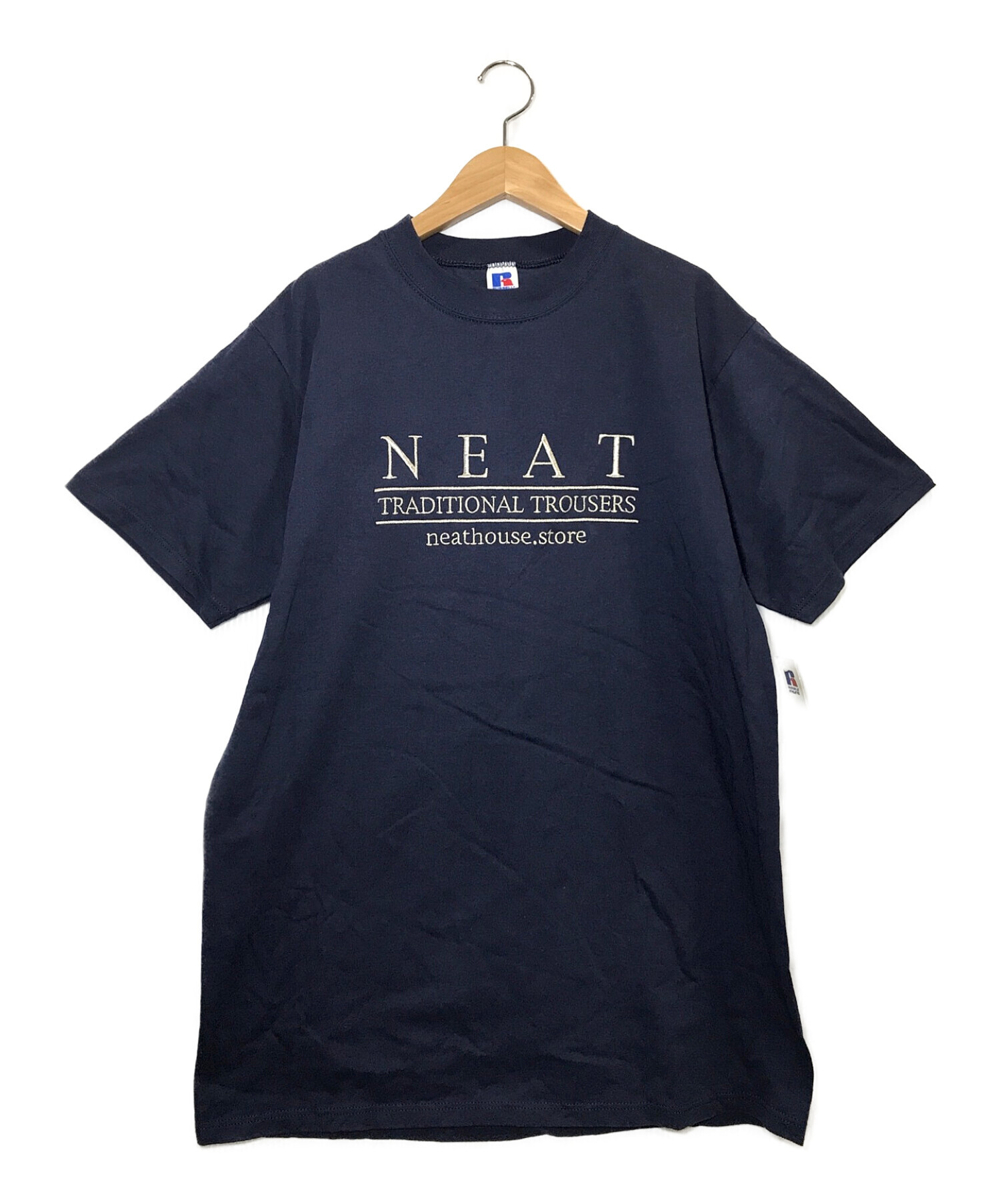 NEAT HOUSE Souvenir T-Shirt ネイビー Lサイズ