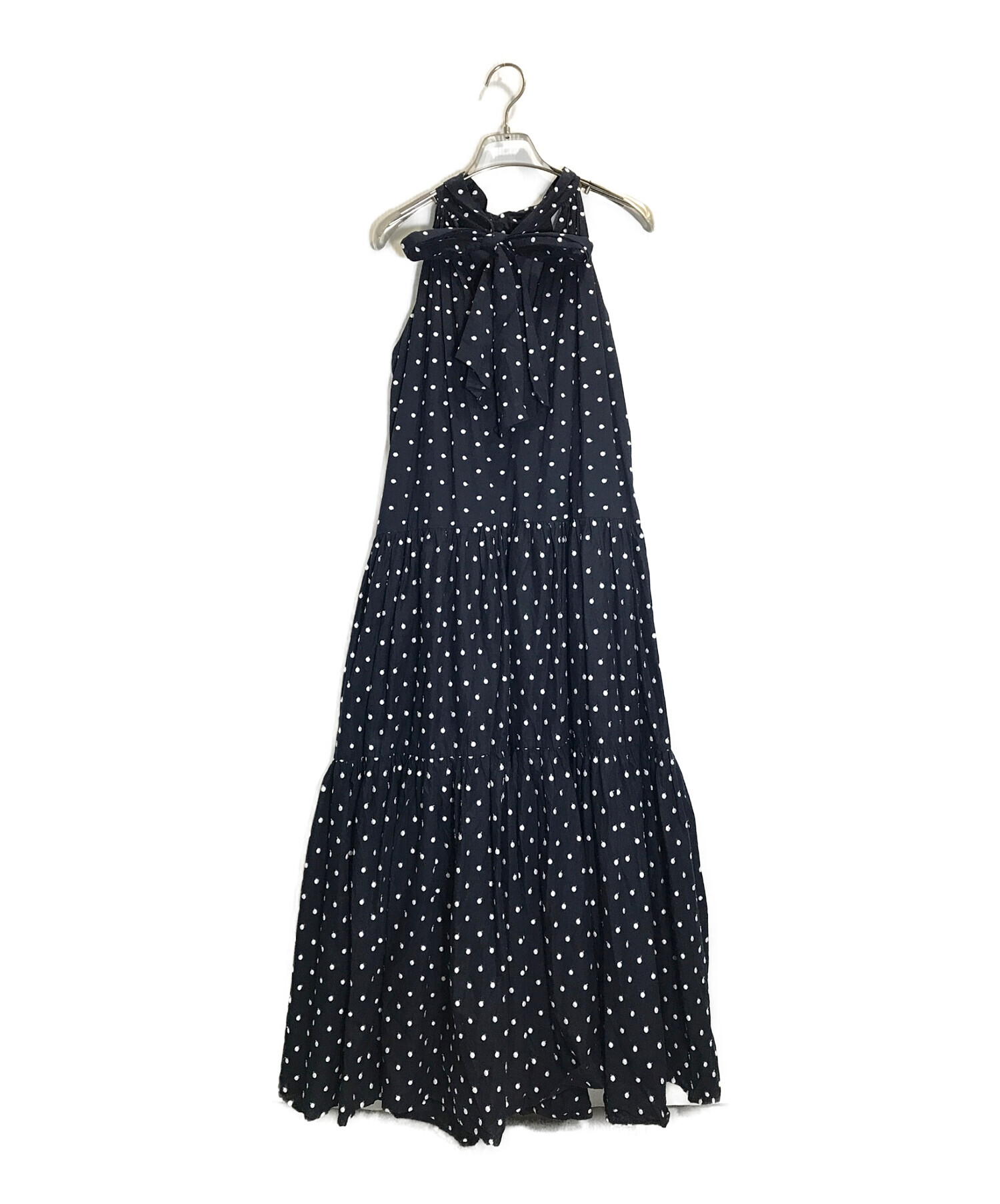 Shop Kay Unger Tinslee Polka-Dot Midi-Dress