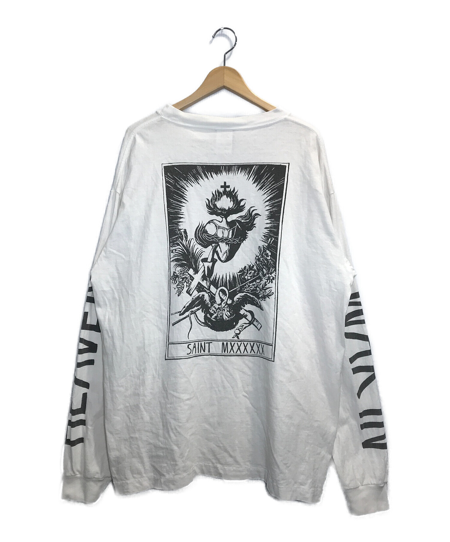 SAINT MICHAEL (セントマイケル) LS TEE W.I.H / ロングスリーブティー ホワイト サイズ:XL