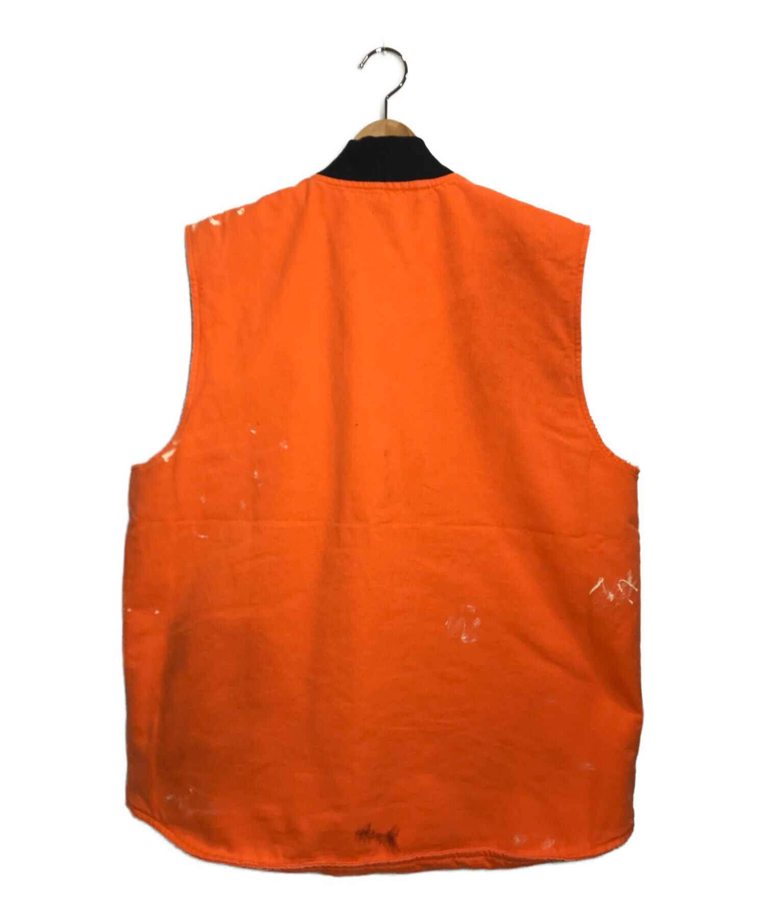 HERON PRESTON×CarHartt (ヘロンプレストン×カーハート) embellished cotton vest オレンジ サイズ:XL