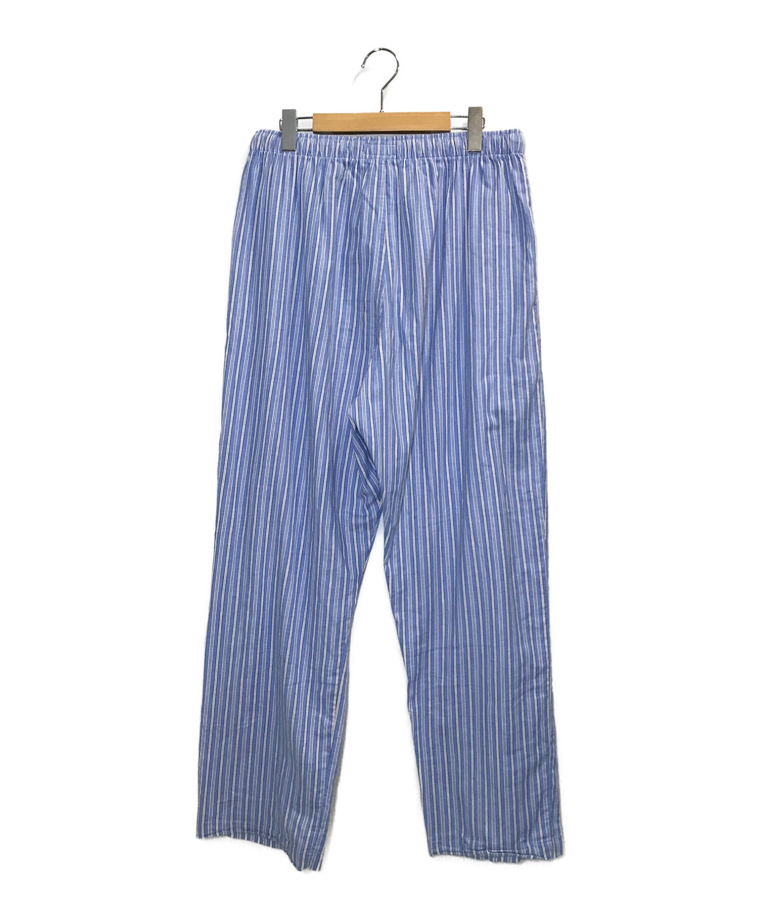 POLO RALPH LAUREN (ポロ・ラルフローレン) ストライプパジャマパンツ ブルー サイズ:L