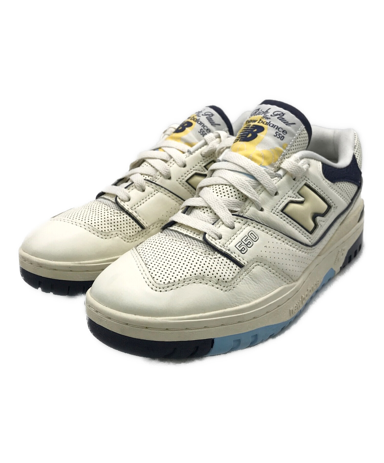 NEW BALANCE×Rich Paul (ニューバランス×リッチ・ポール) 550/ローカットスニーカー ホワイト サイズ:26㎝