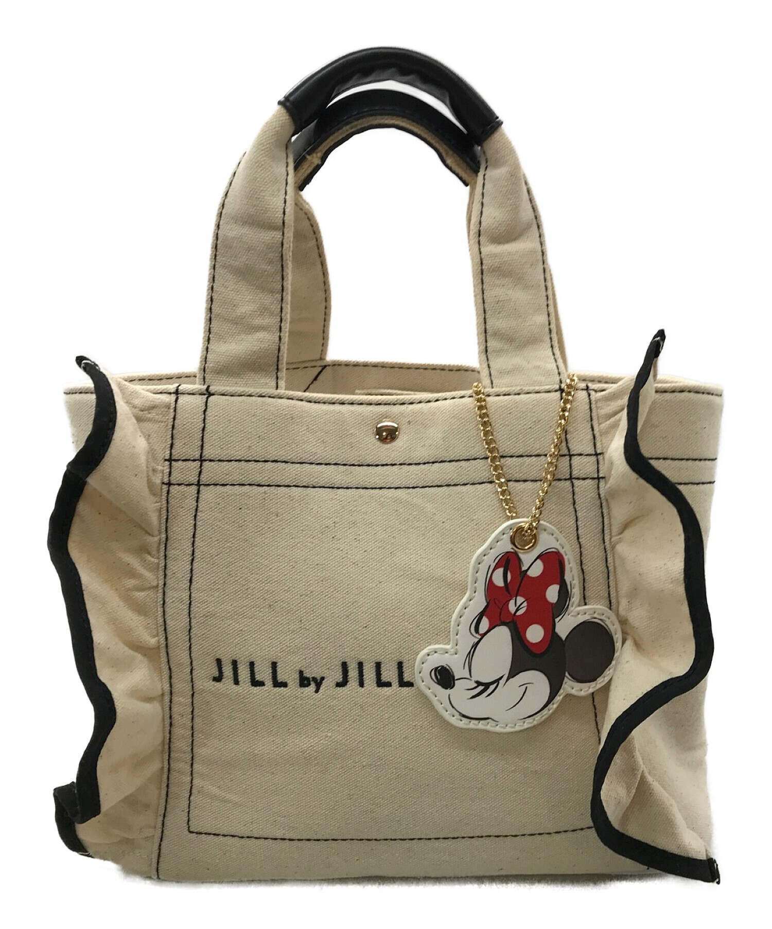 JILL STUART×DISNEY (ジルスチュアート×ディズニー) ミニーチャーム付きハンドバッグ