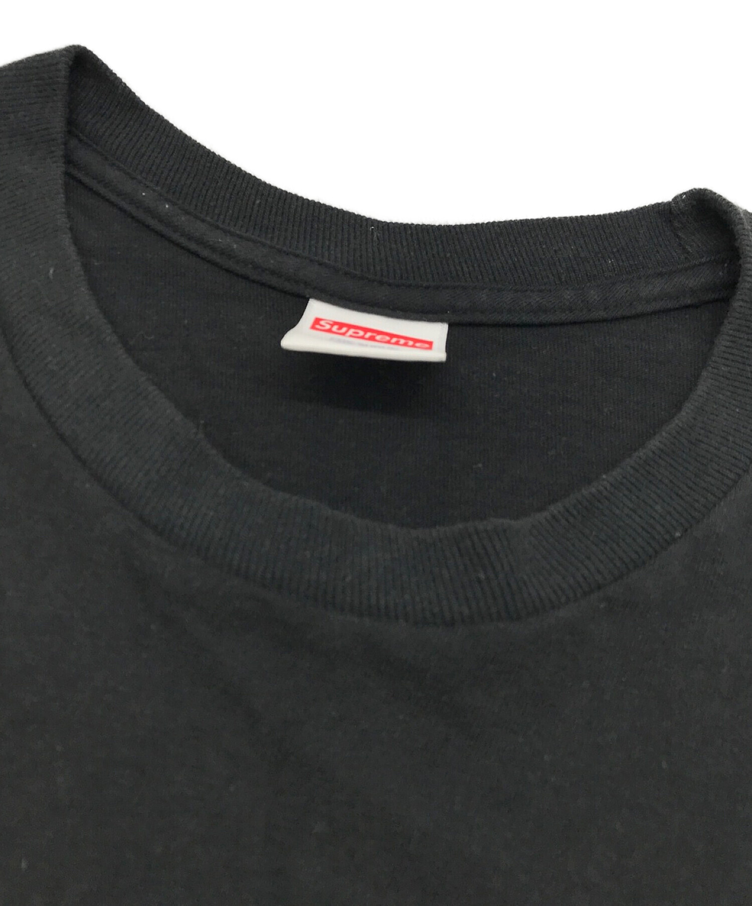 Supreme (シュプリーム) CHROME LOGO TEE　クロムロゴティー ブラック サイズ:Ⅼ