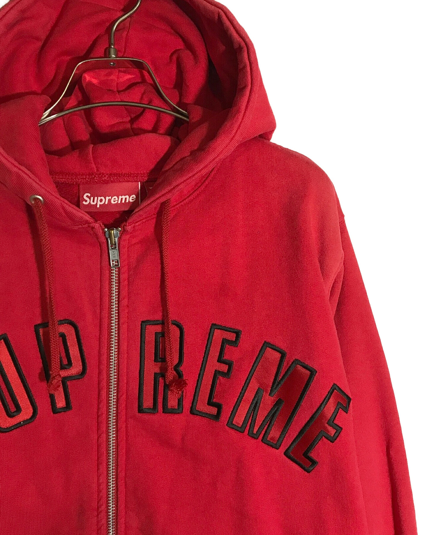 Supreme アーチロゴ ジップフーディー - パーカー