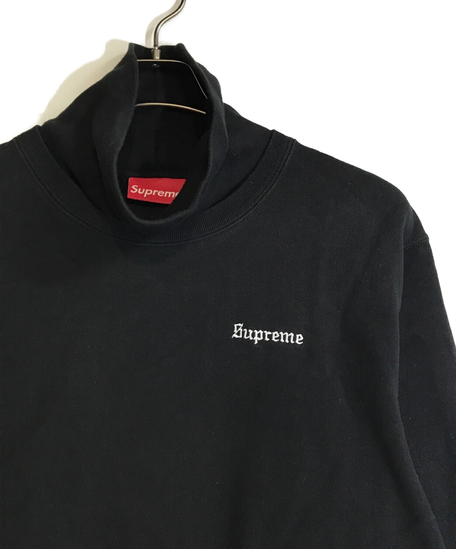 Supreme (シュプリーム) タートルネックスウェット ブラック サイズ:L