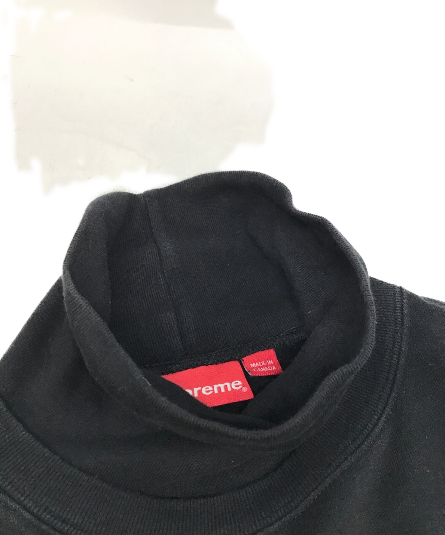 Supreme (シュプリーム) タートルネックスウェット ブラック サイズ:L