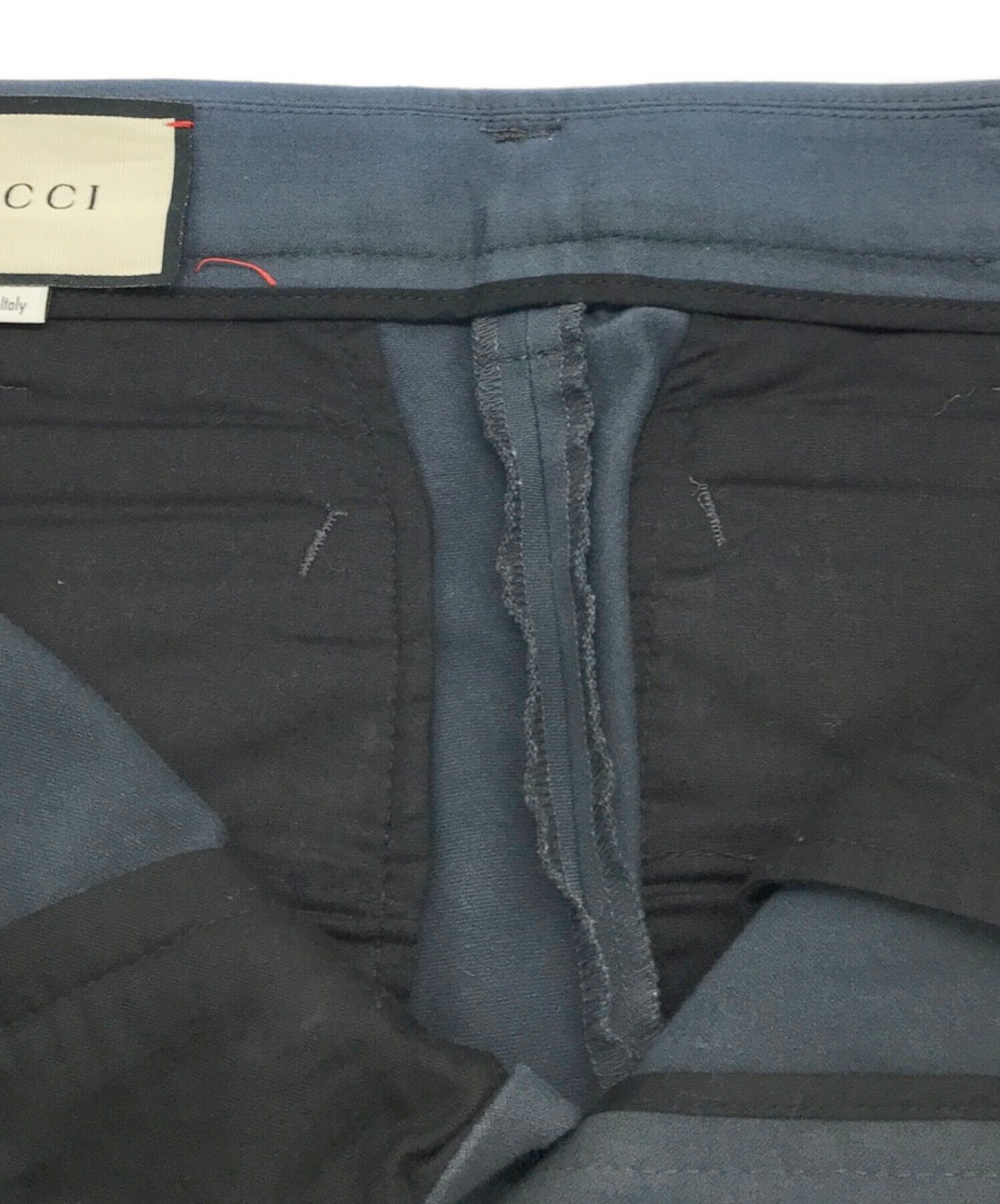 中古・古着通販】GUCCI (グッチ) サイドラインギャバジンストレッチ