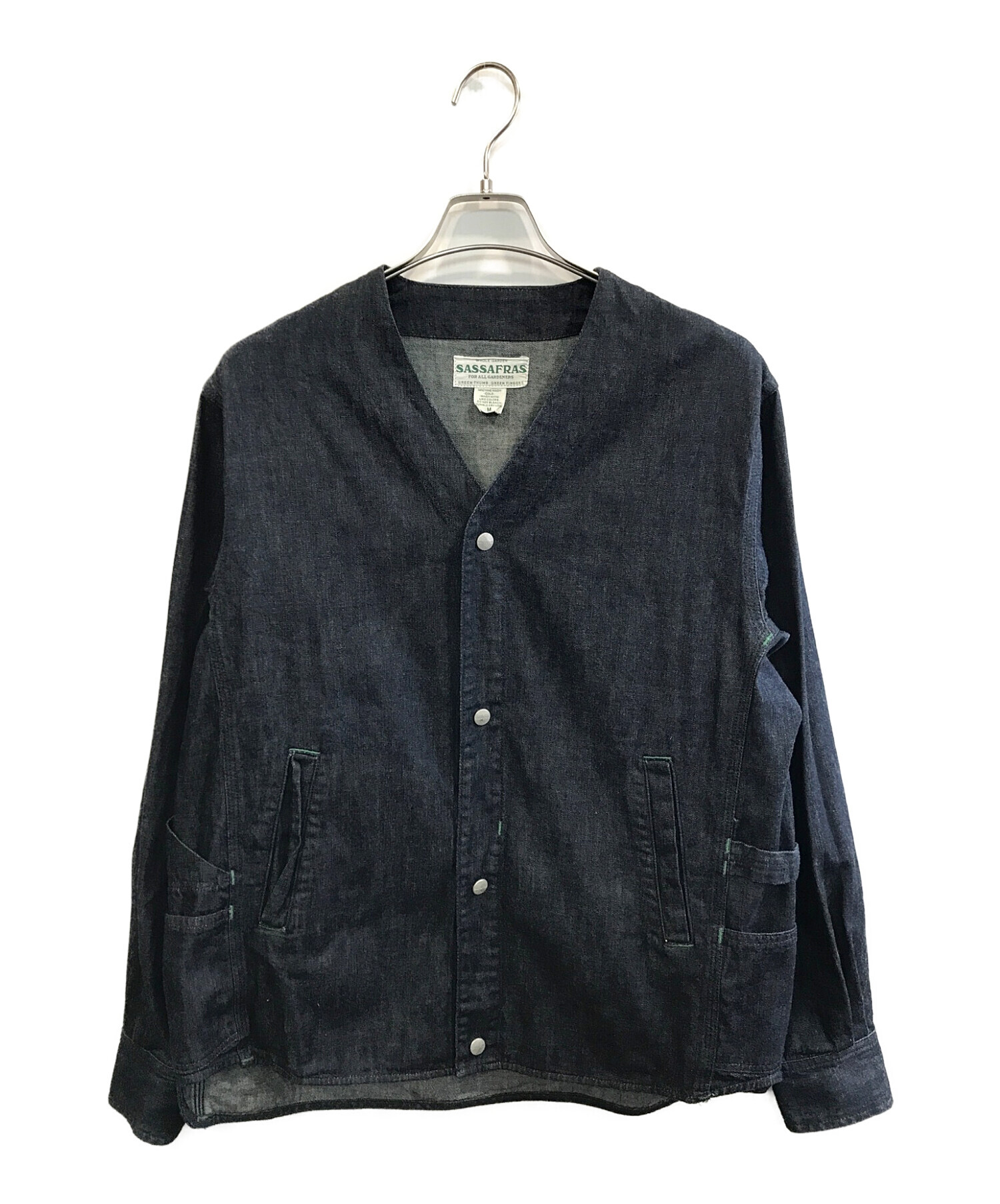 SASSAFRAS (ササフラス) 8oz Denim Gardenia Jacket インディゴ サイズ:M