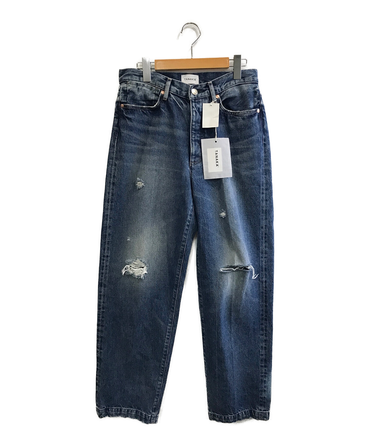 中古・古着通販】TANAKA (タナカ) THE STRAIGHT JEAN TROUSERS ブルー