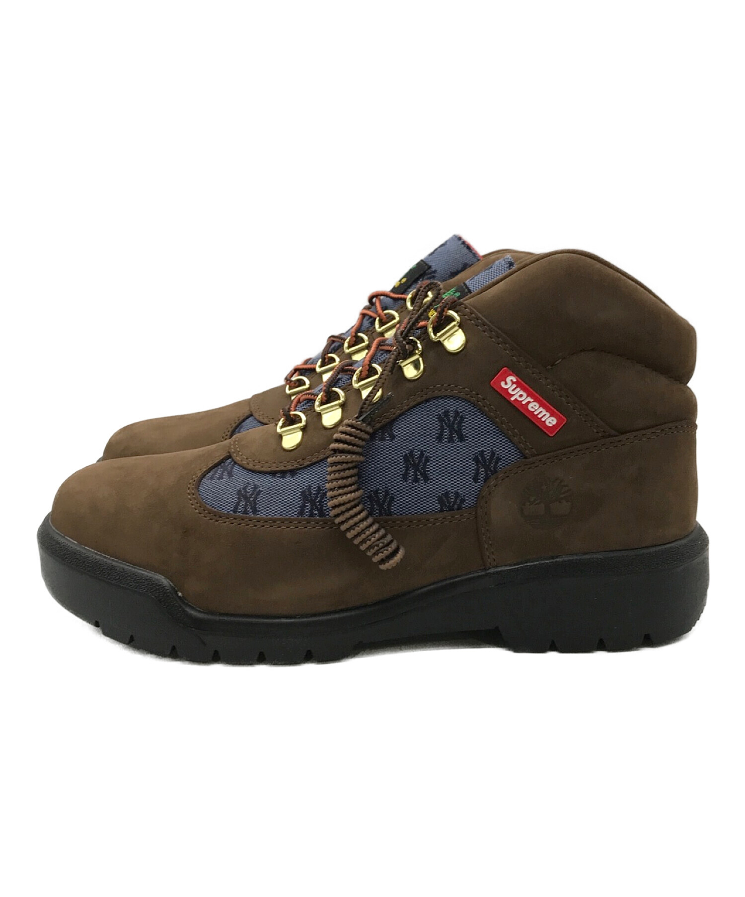 Timberland × SUPREME (ティンバーランド×シュプリーム) Field Boot　/　フィールドブーツ ブラウン サイズ:27.0㎝