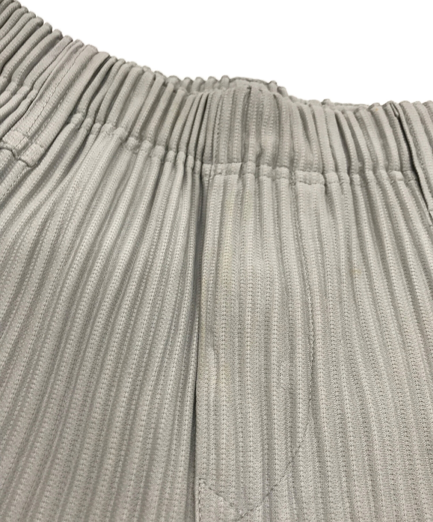 HOMME PLISSE ISSEY MIYAKE (オムプリッセ イッセイミヤケ) TAILORED PLEATS 1 PANTS /  テーラードプリーツパンツ グレー サイズ:2