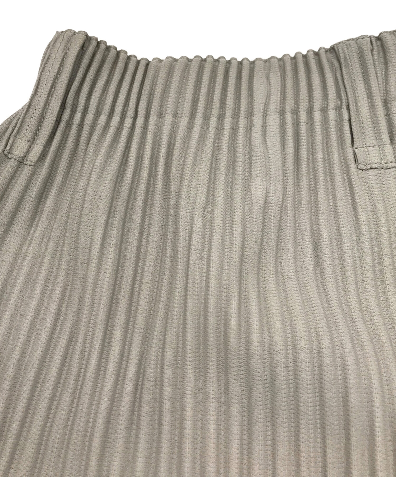 HOMME PLISSE ISSEY MIYAKE (オムプリッセ イッセイミヤケ) TAILORED PLEATS 1 PANTS /  テーラードプリーツパンツ グレー サイズ:2