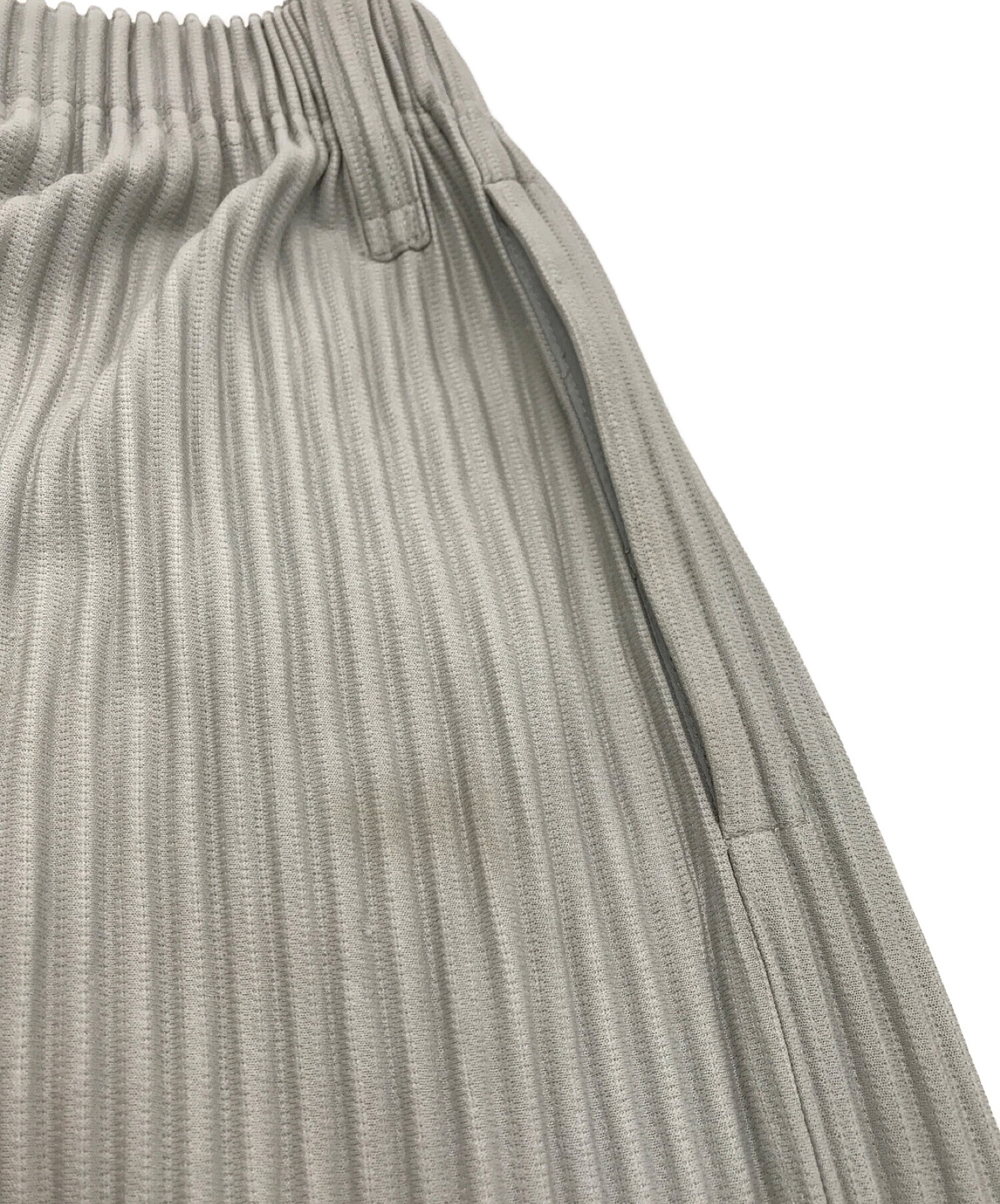 HOMME PLISSE ISSEY MIYAKE (オムプリッセ イッセイミヤケ) TAILORED PLEATS 1 PANTS /  テーラードプリーツパンツ グレー サイズ:2