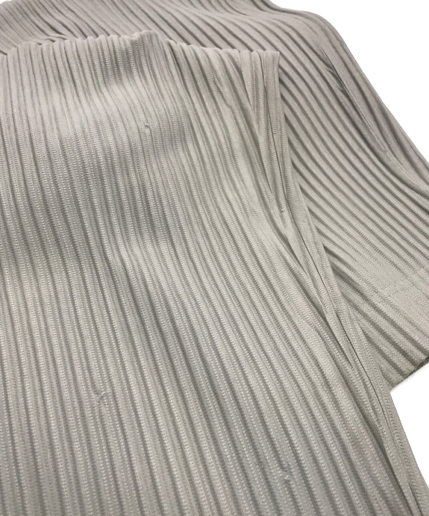 HOMME PLISSE ISSEY MIYAKE (オムプリッセ イッセイミヤケ) TAILORED PLEATS 1 PANTS /  テーラードプリーツパンツ グレー サイズ:2