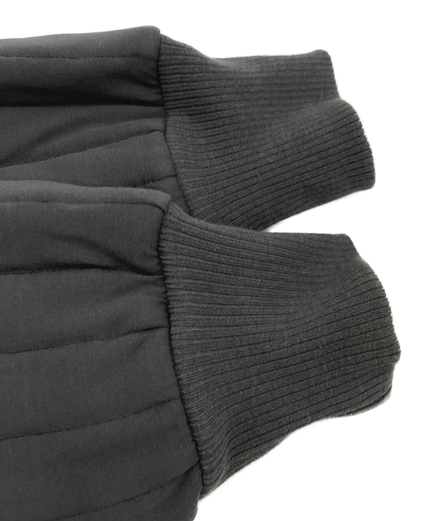 Buco (ブコ) ナイロンキルティングスウェットシャツ ブラック サイズ:L