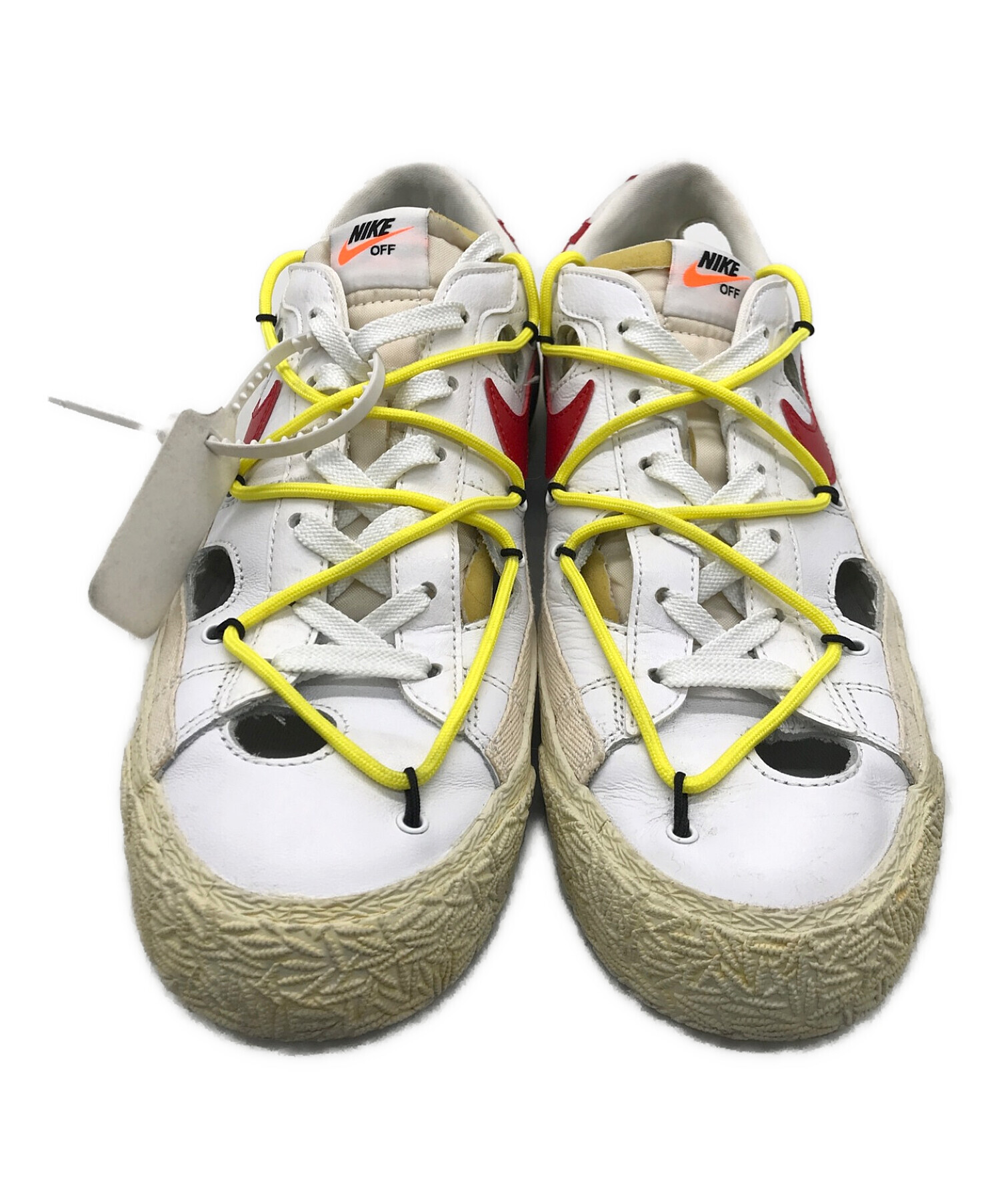 NIKE×OFF WHITE (ナイキ×オフホワイト) BLAZER LOW '77　ブレザーロー77 ホワイト サイズ:28.0㎝