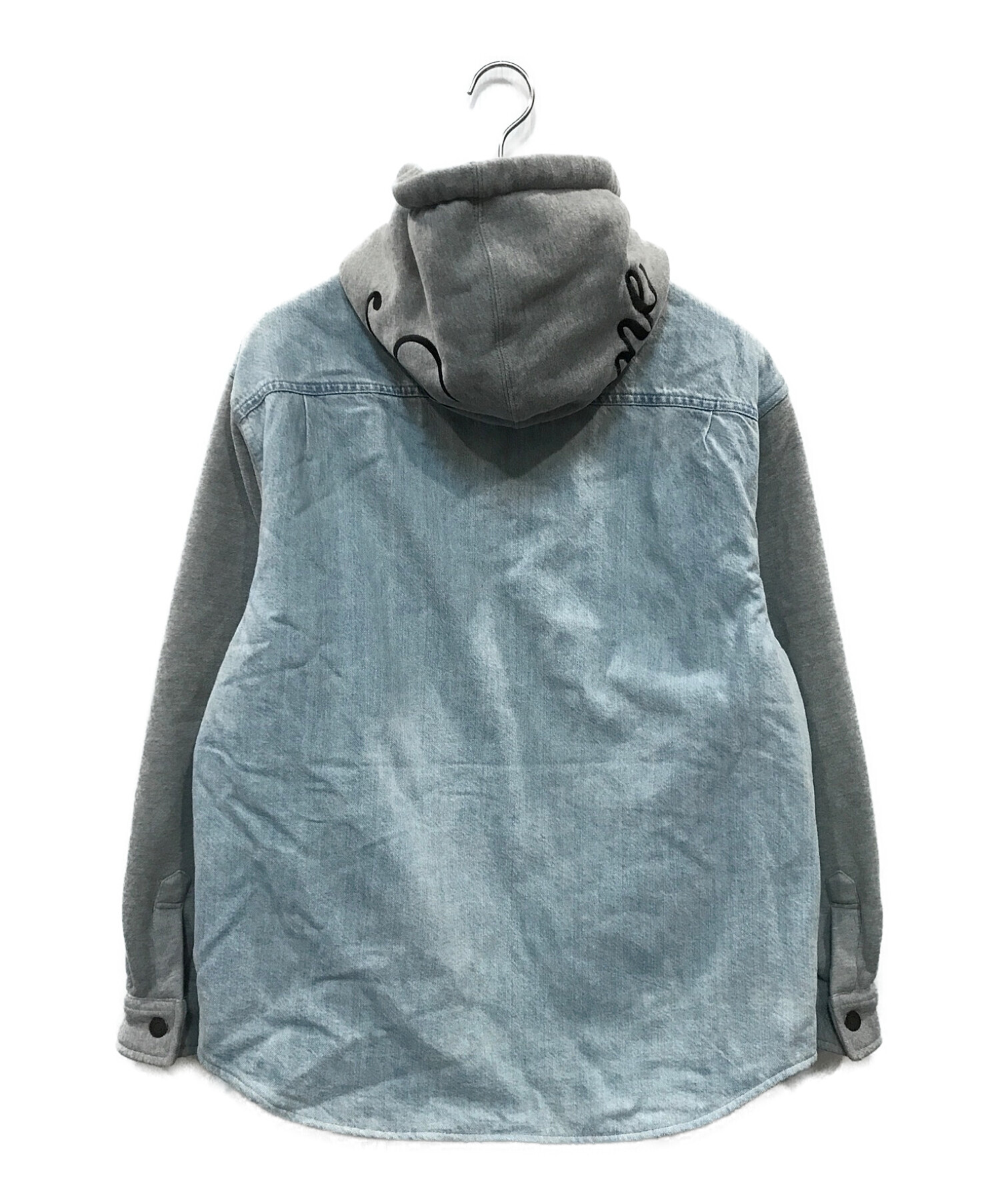 中古・古着通販】Supreme (シュプリーム) Fleece Hooded Denim Shirt