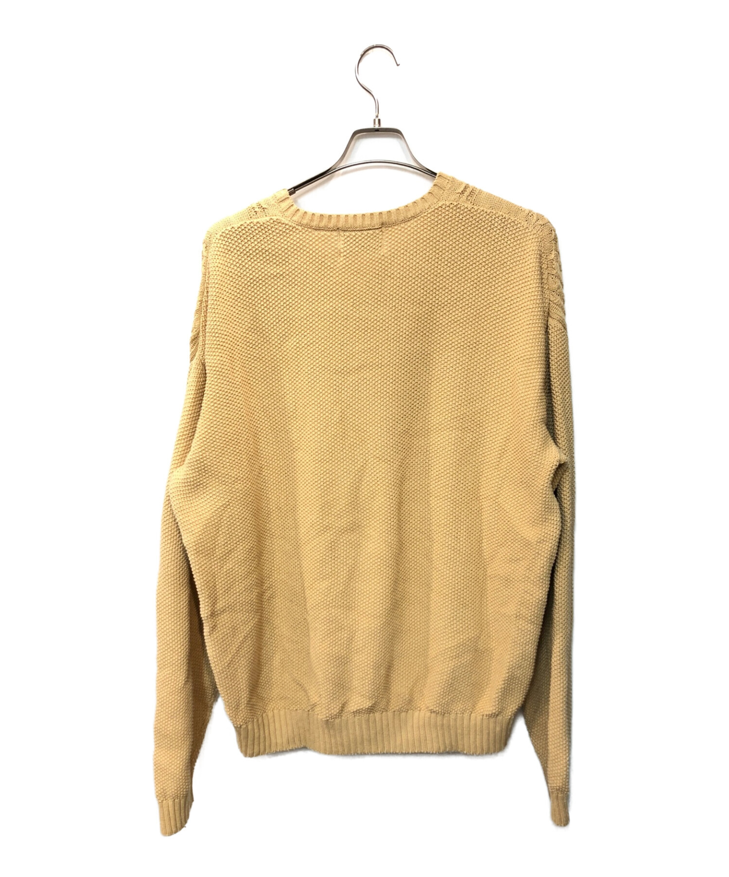 中古・古着通販】KARMA (カルマ) CABLE KNIT SWEATER ベージュ サイズ