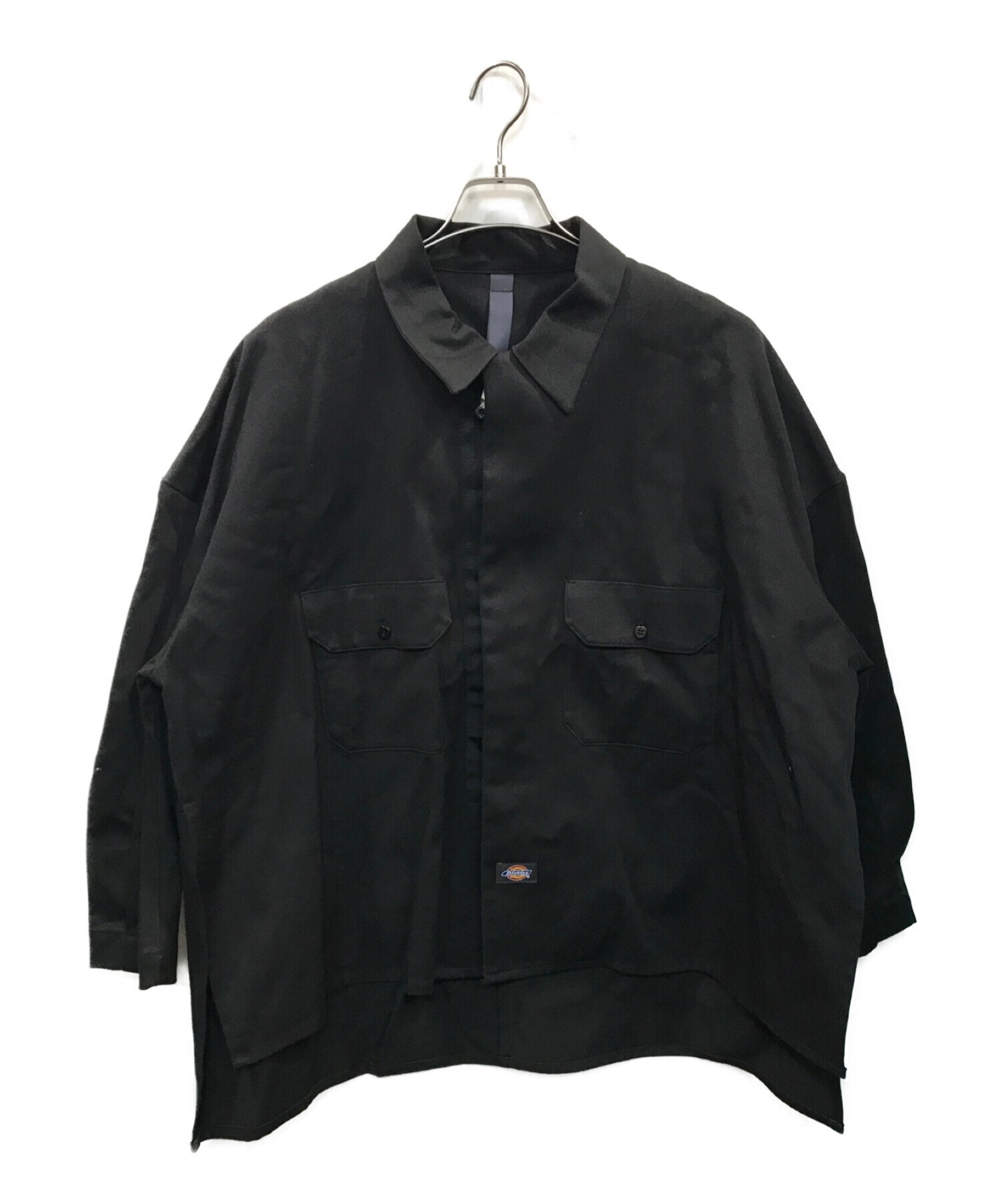 SHINYA KOZUKA (シンヤコズカ) Dickies (ディッキーズ) WORK SHIRT-ISH JACKET WITH DICKIES  ブラック サイズ:S