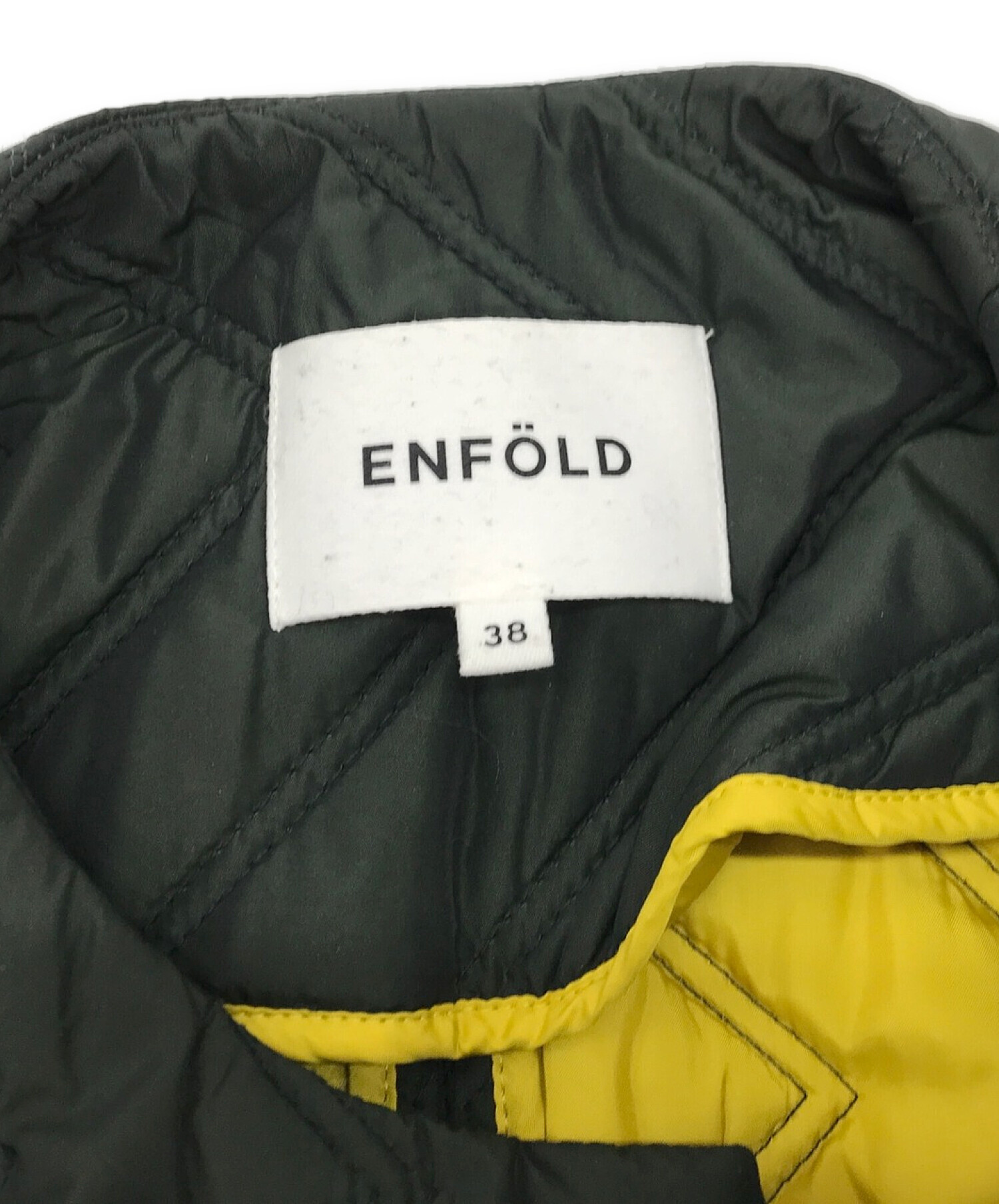 中古・古着通販】ENFOLD (エンフォルド) PEタフタノーカラーコート