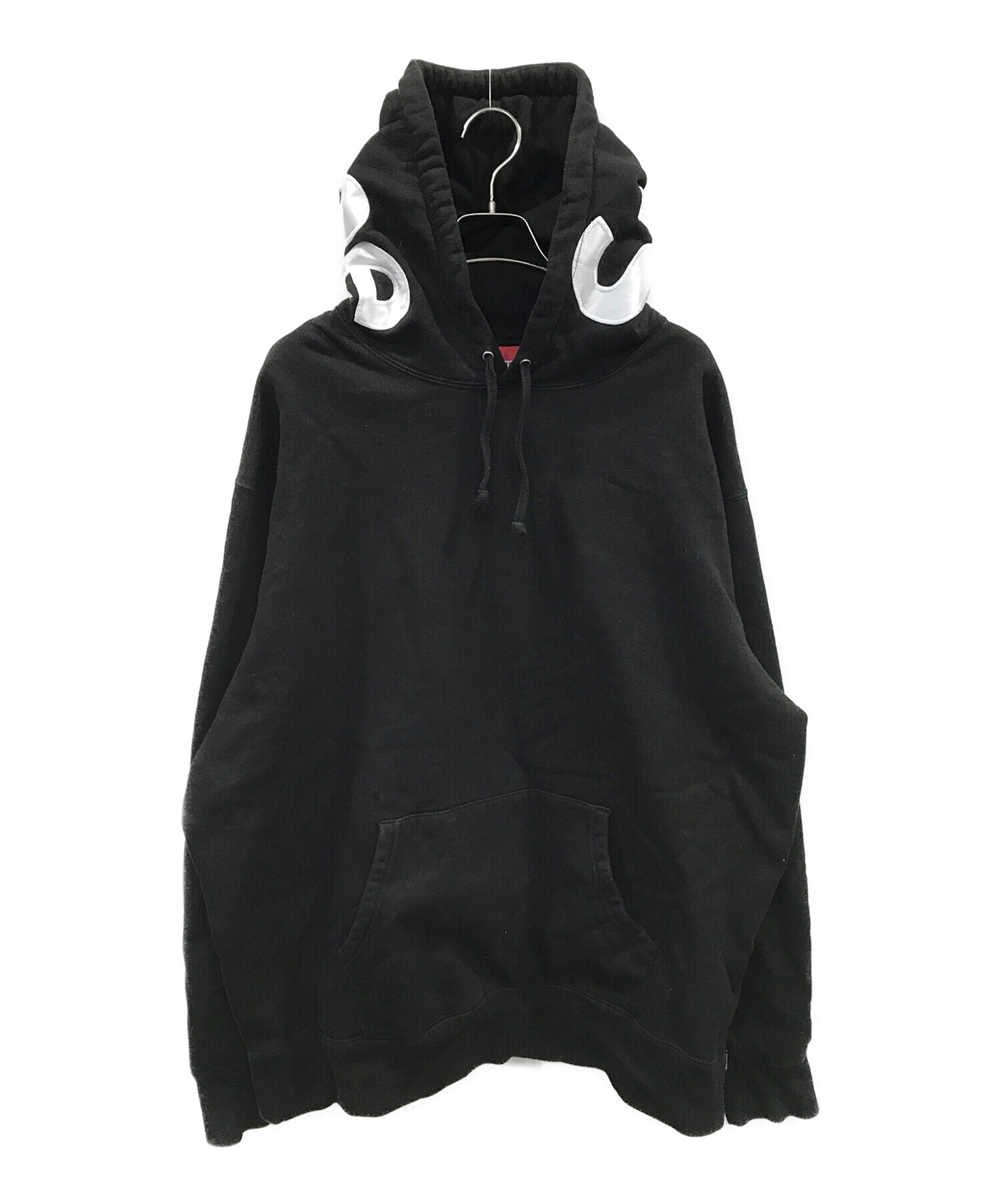 SUPREME (シュプリーム) Contrast Hooded Sweatshirt ブラック サイズ:XL