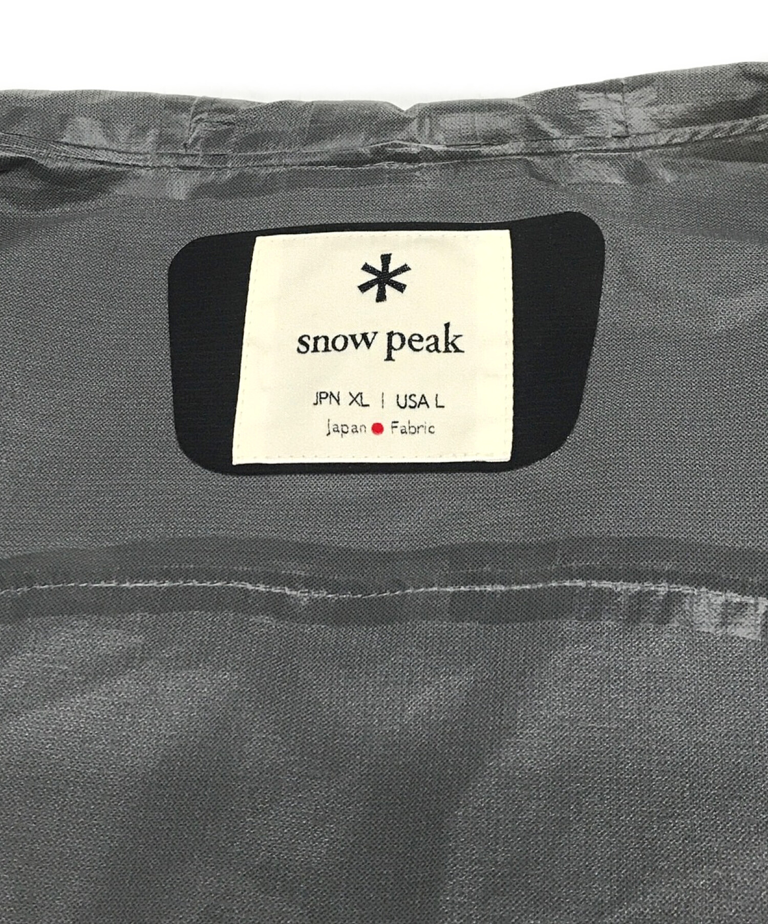 snow peak (スノーピーク) 2.5L WANDERLUST PULLOVER JACKET（2.5Lワンダーラストプルオーバージャケット）  ブラック サイズ:XL