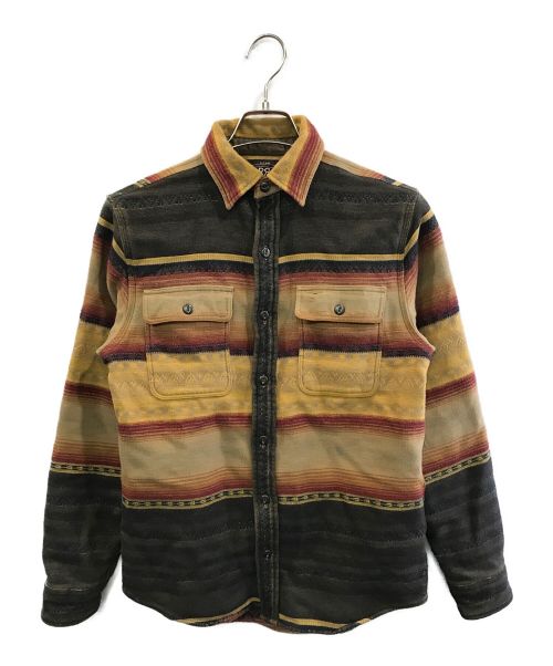 中古・古着通販】RRL (ダブルアールエル) STRIPED JACQUARD WORKSHIRT