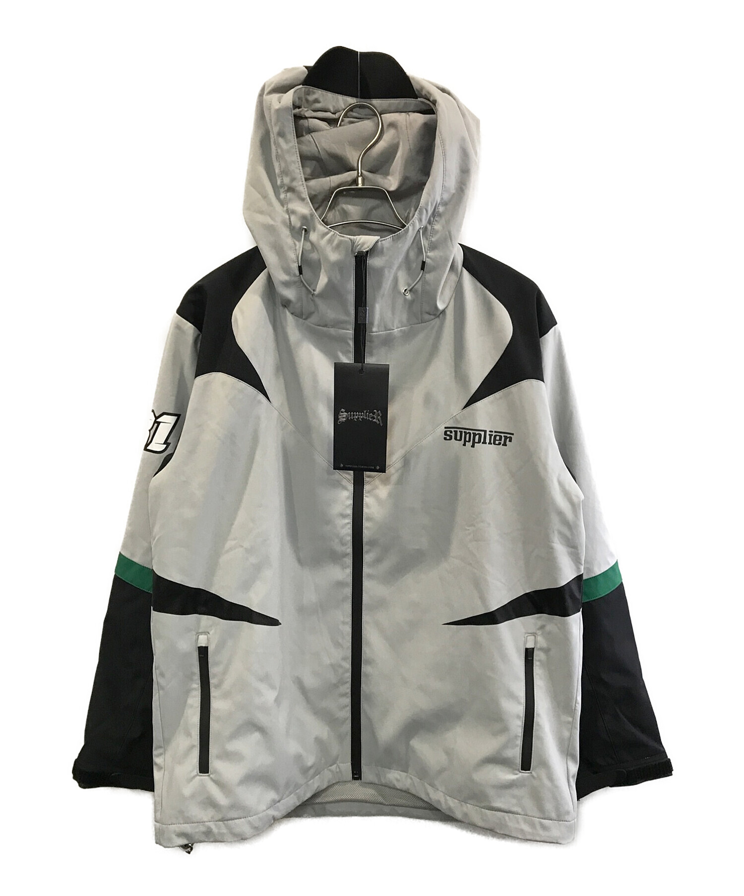 SUPPLIER (サプライヤー) RACING TECH JACKET グレー サイズ:XL