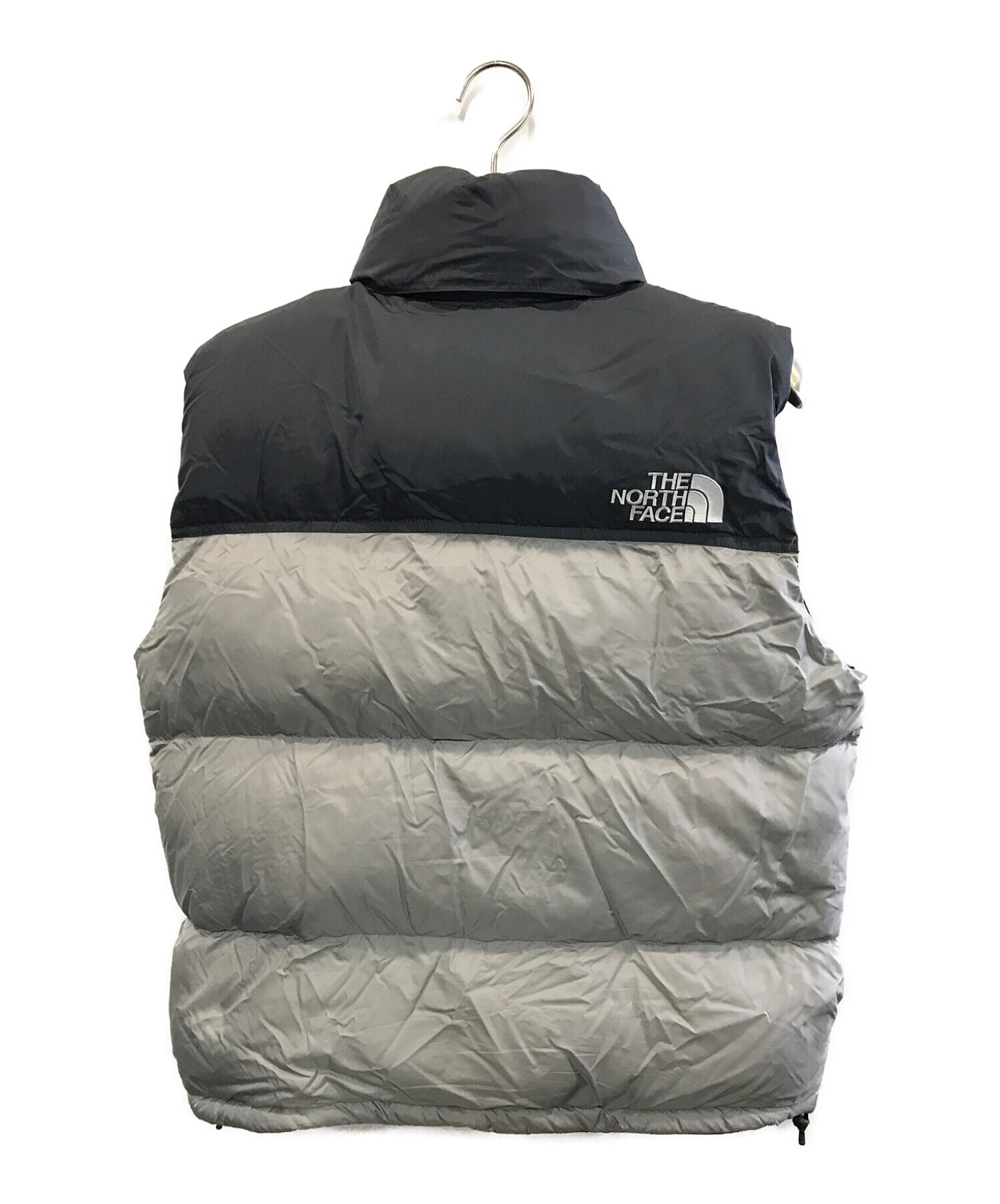 THE NORTH FACE (ザ ノース フェイス) ヌプシダウンベスト グレー サイズ:S