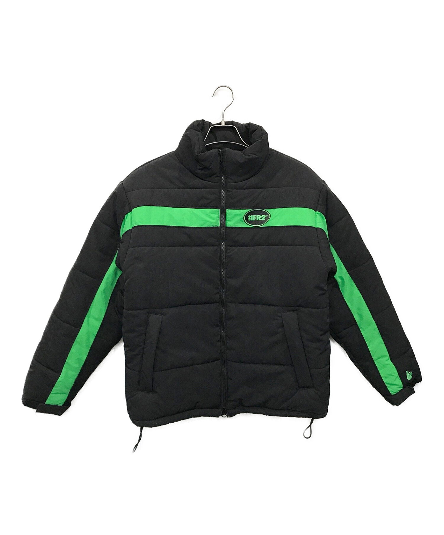 中古・古着通販】FR2 (エフアールツー) Line Logo Ski Jacket ブラック